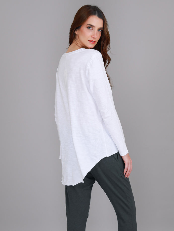 Margo Scoop Neck Long Sleeve T Shirt