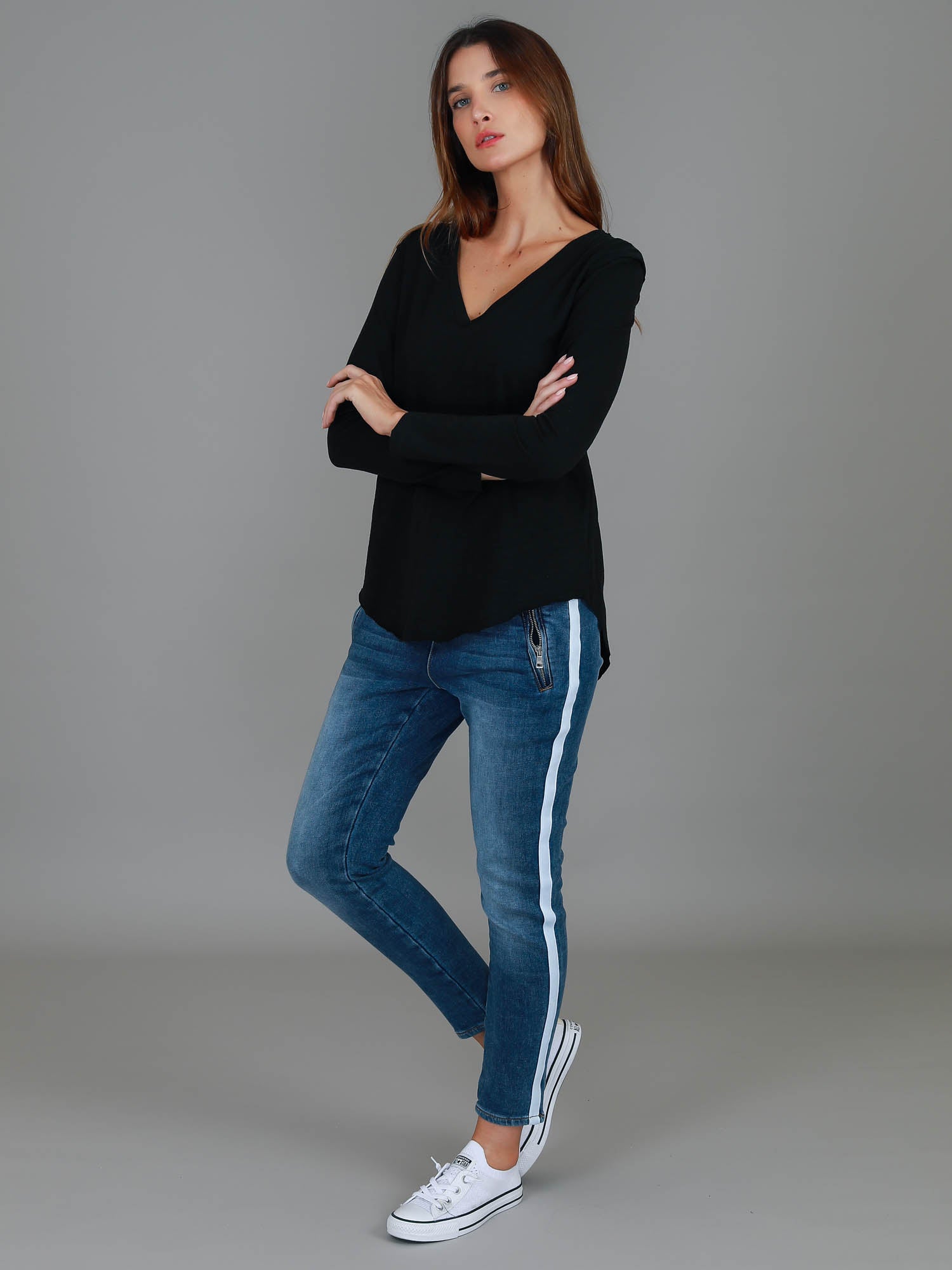 full sleeve tshirt #color_black