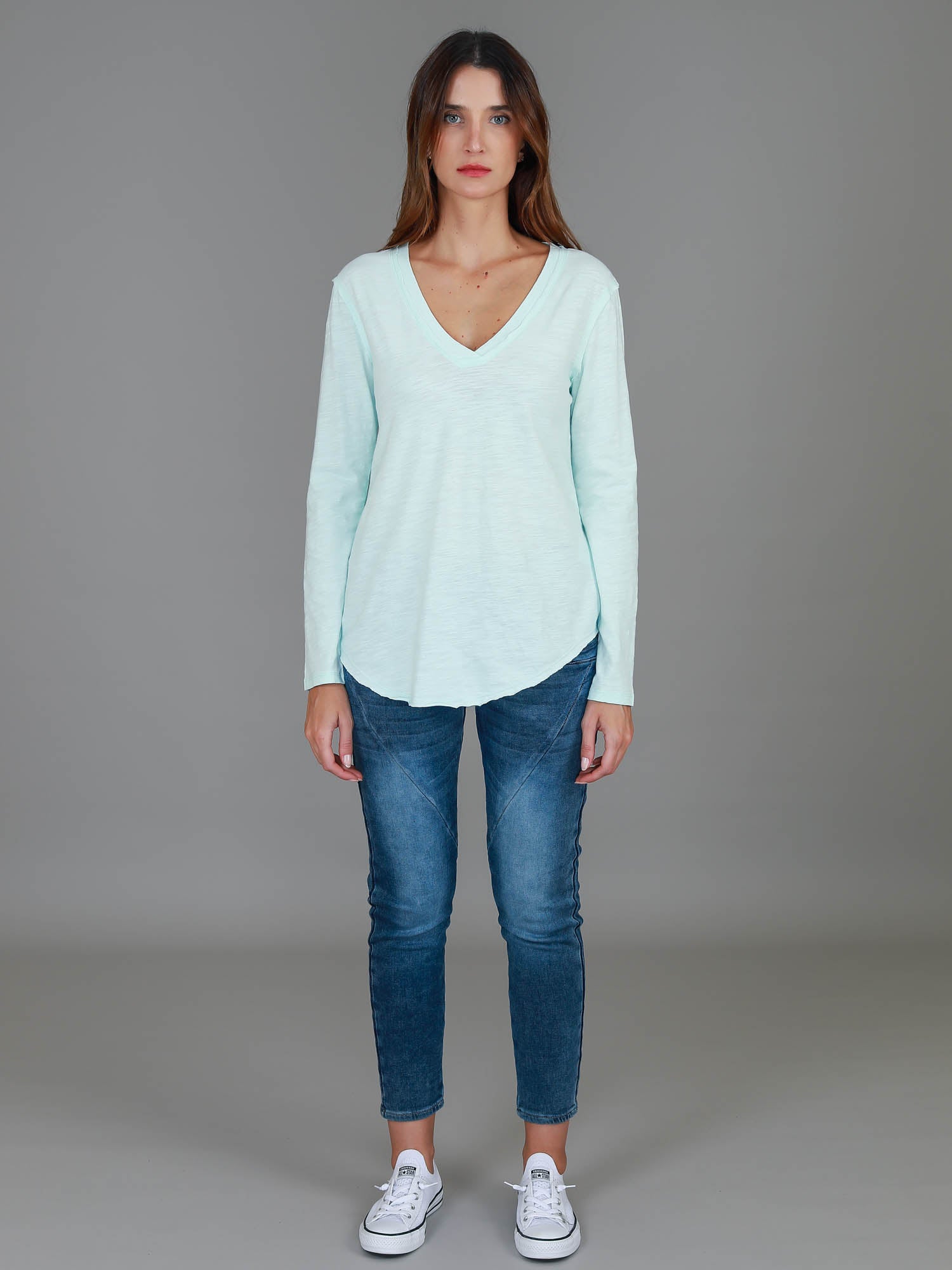 long sleeves t shirts #color_blue mint