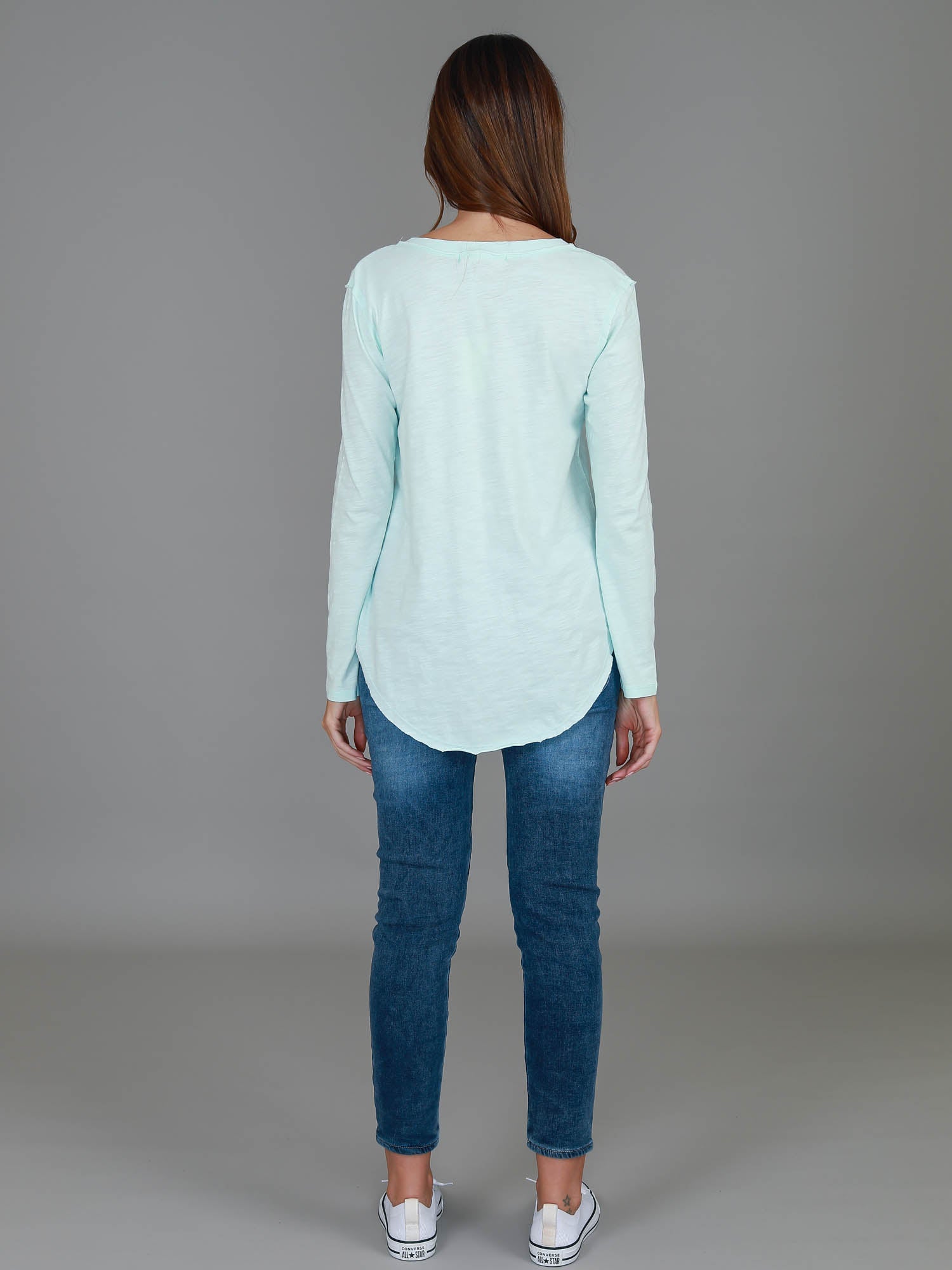 t shirt with sleeves #color_blue mint