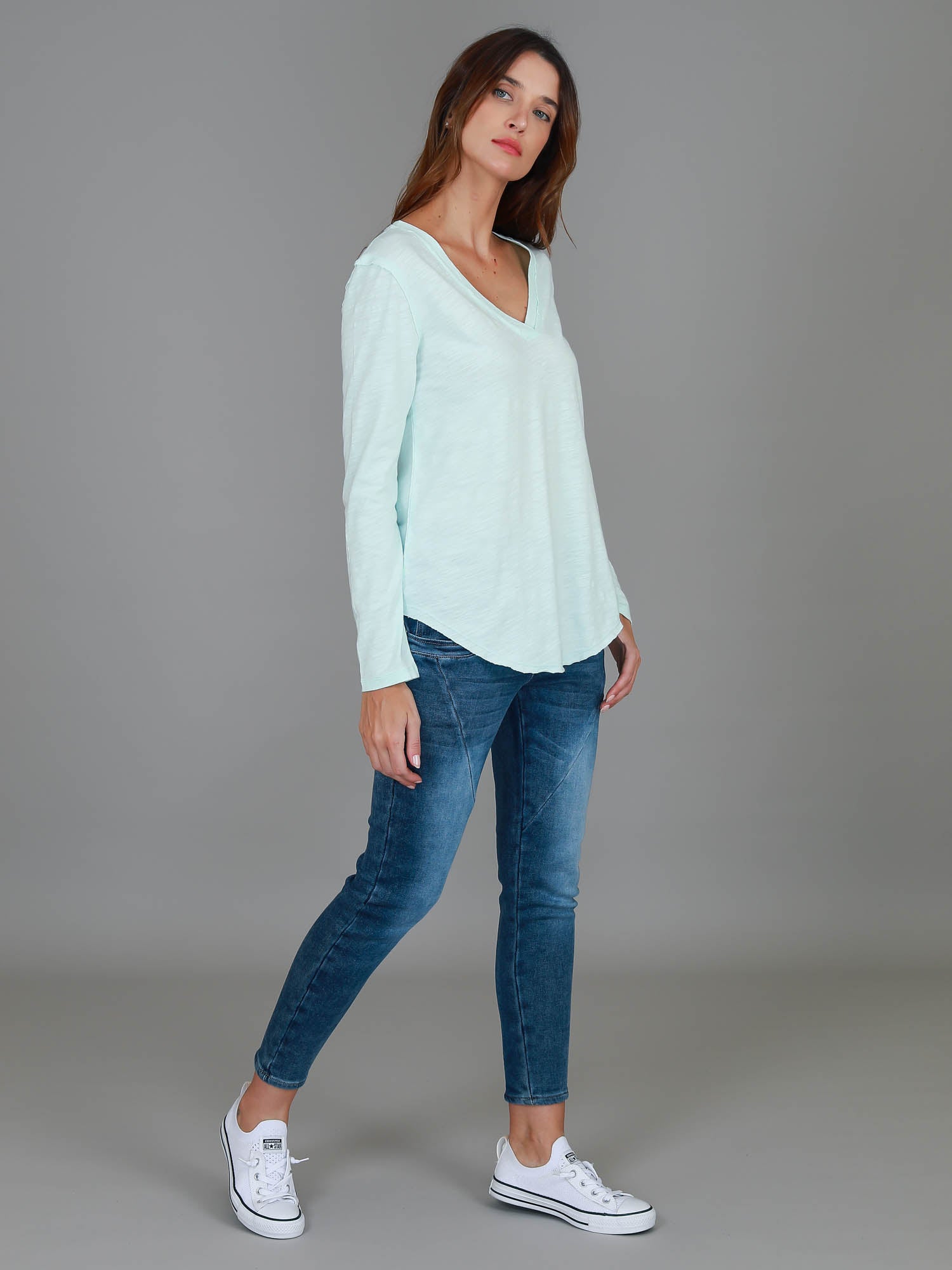 long sleeves tshirt #color_blue mint