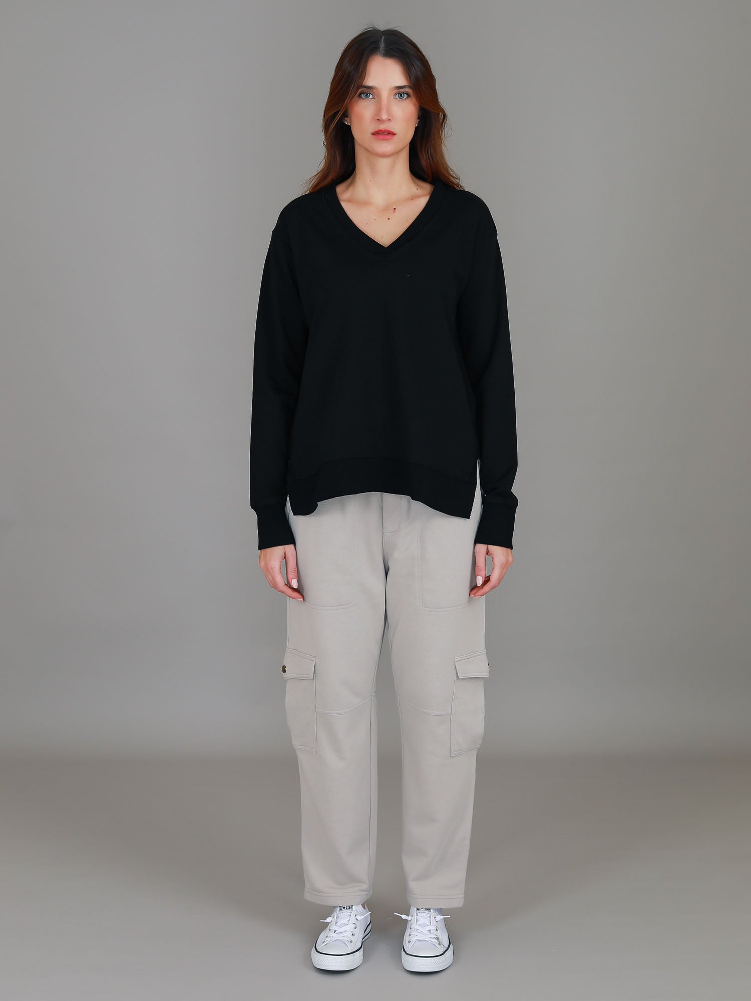 v neck sweaters #color_black