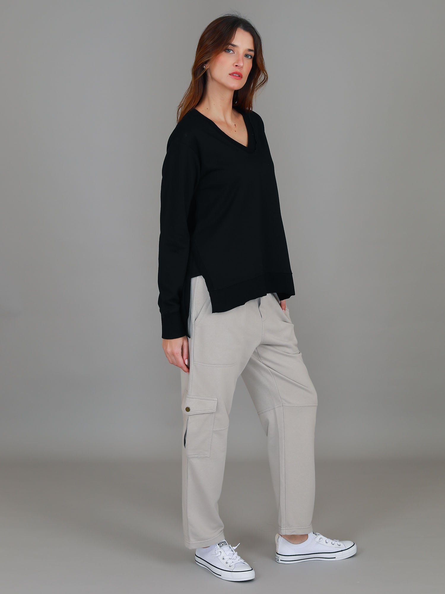 v neck sweaters #color_black