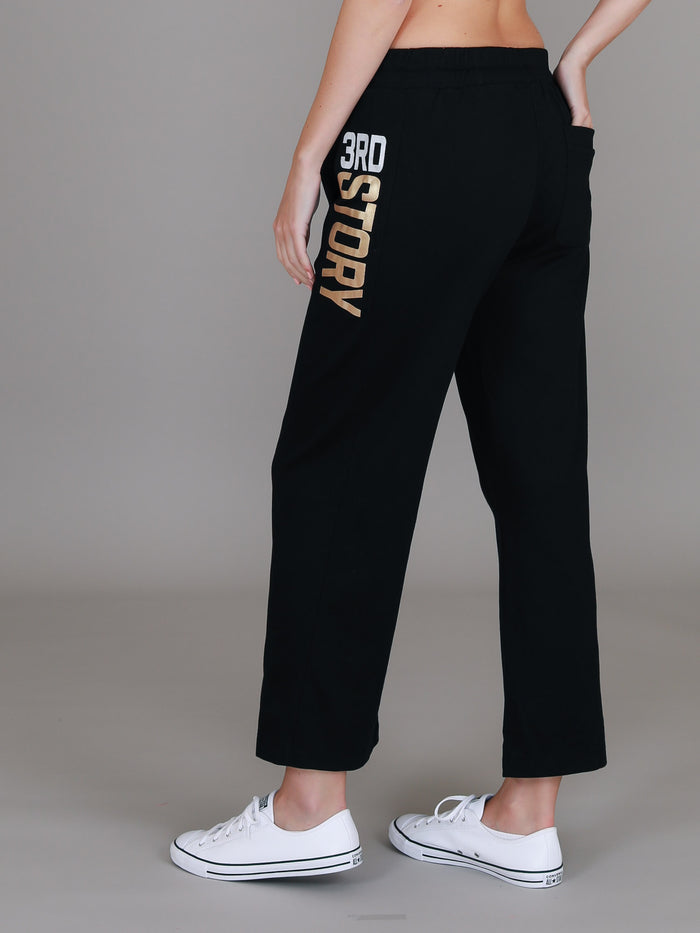Nina 3S Logo Wide Leg Sweatpants (Sale)