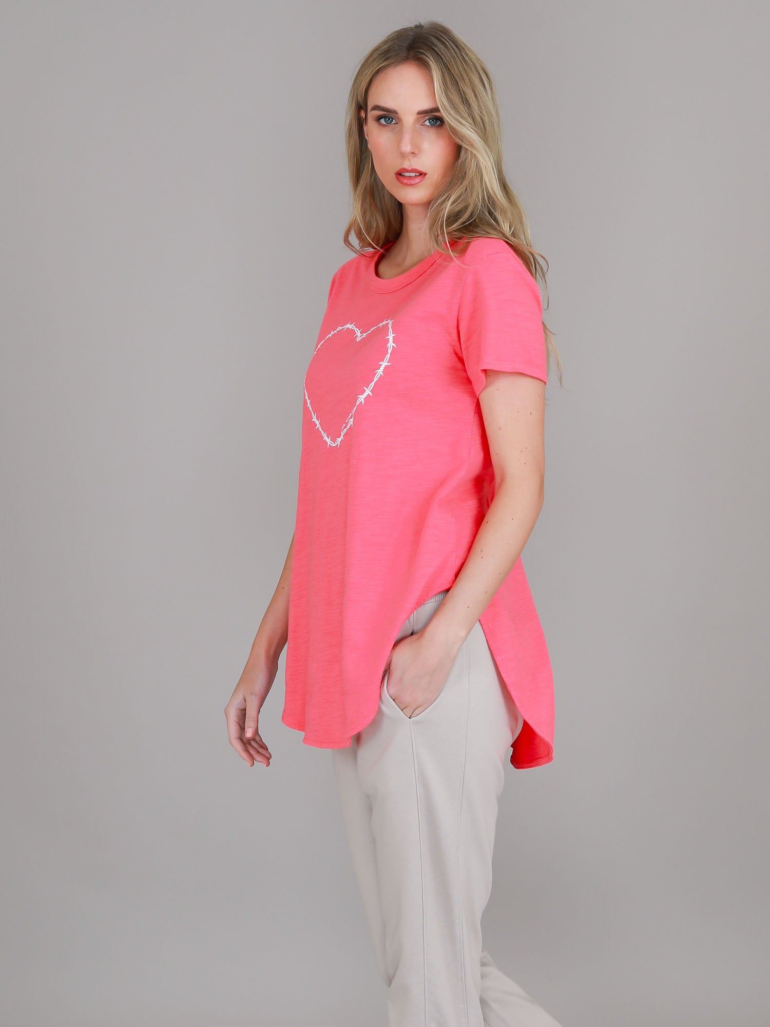 over sized tees #color_pink glo