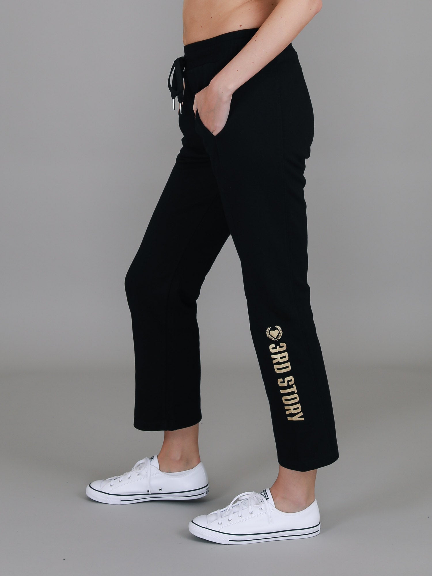 black track pants womens #color_black