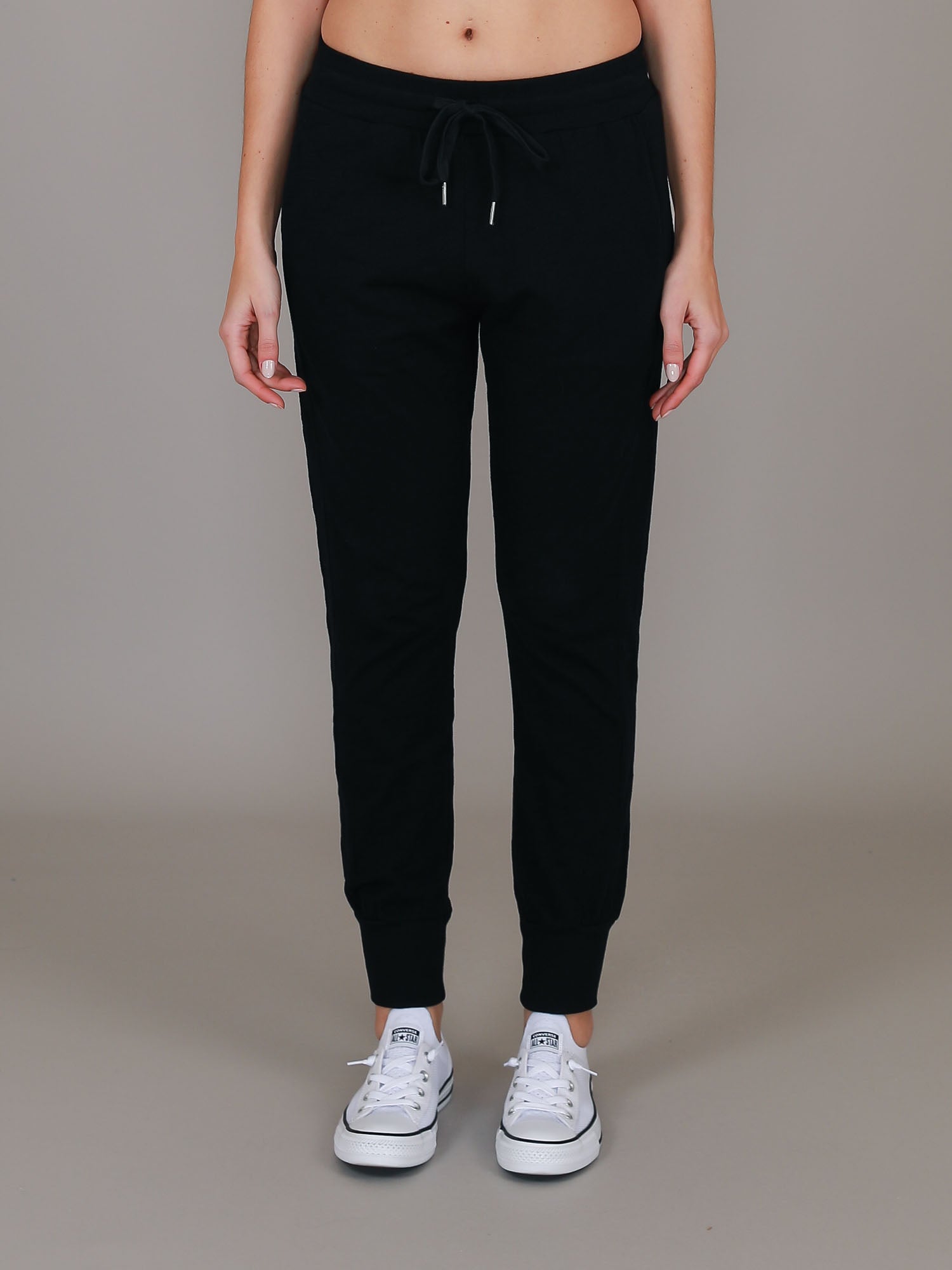 slim fit joggers women #color_black