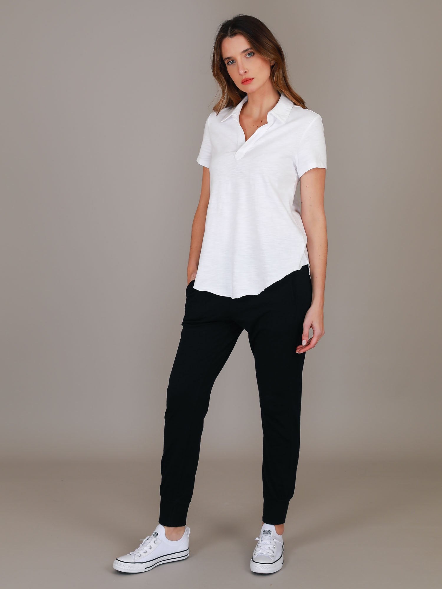 cotton jersey joggers #color_black