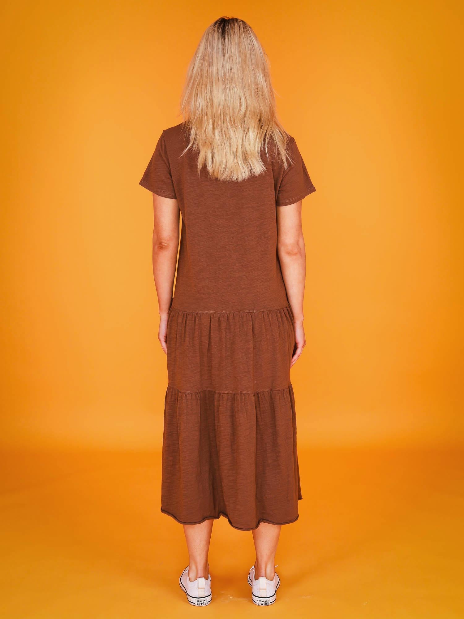 brown dresses #color_cookie