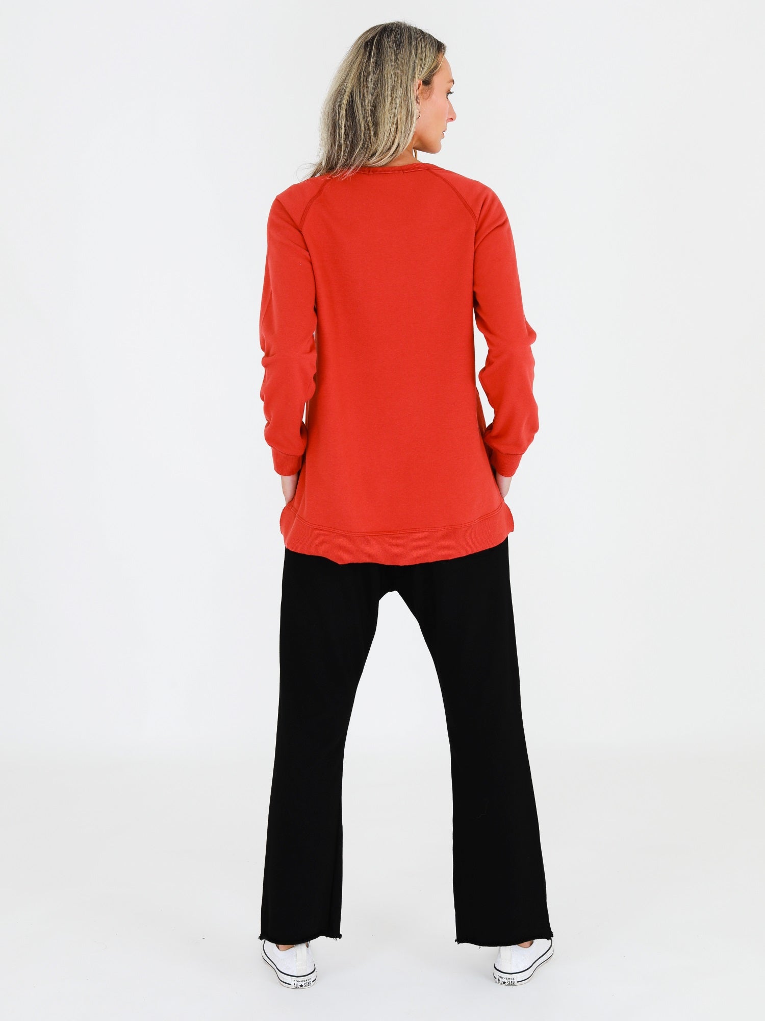 Women Sweatshirt #color_lava