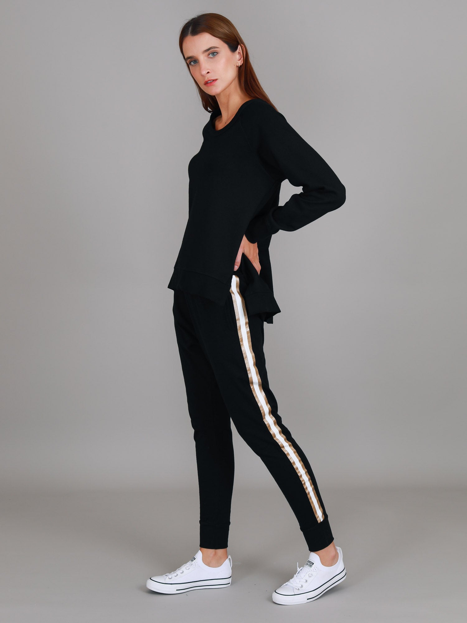 ladies black jumper #color_black