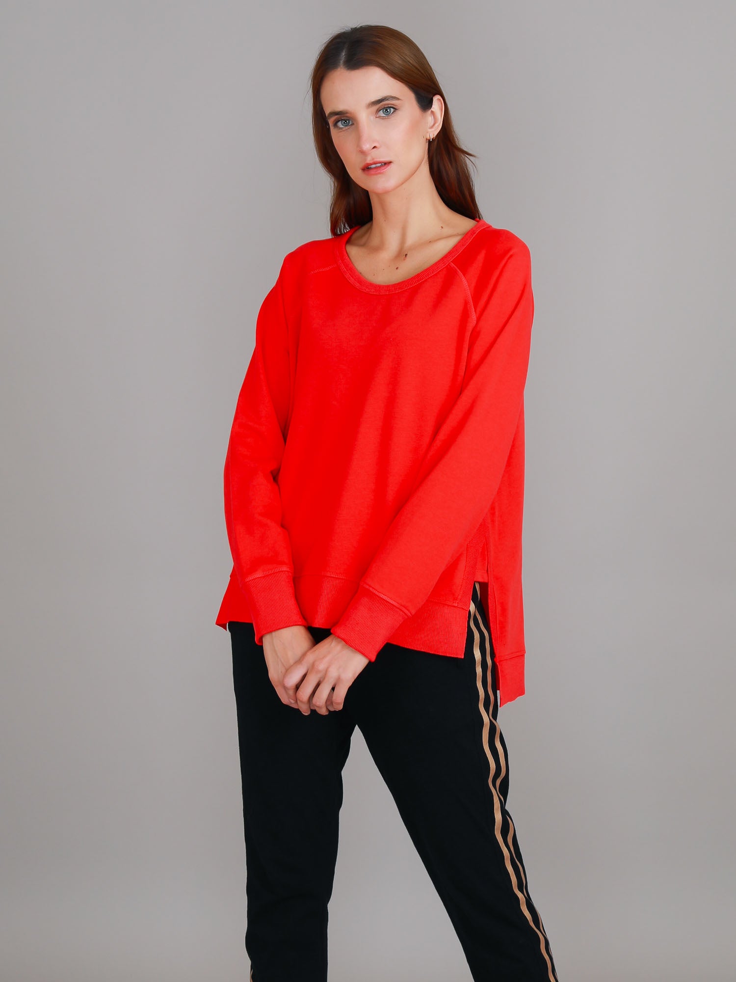 womens red jumpers #color_strawberry