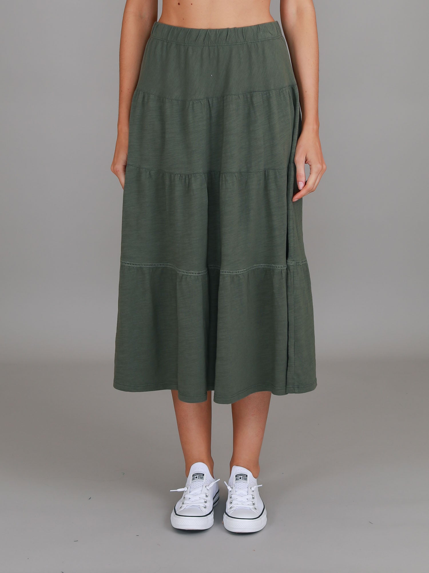 long maxi skirt #color_khaki
