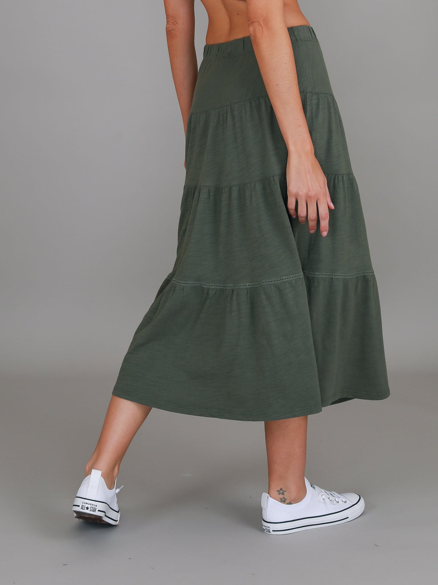 long skirts for women #color_khaki
