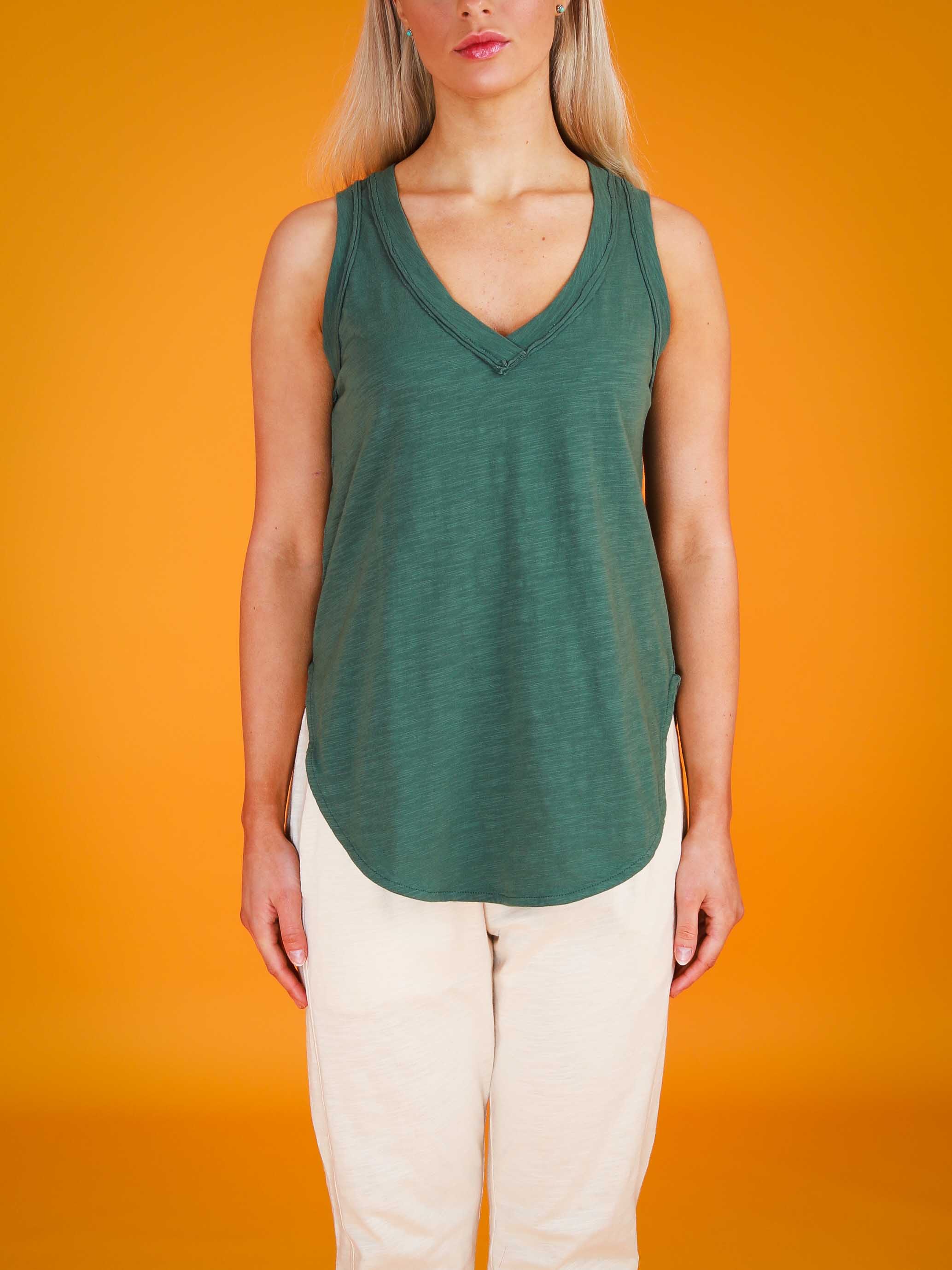womens v neck tank #color_amazon