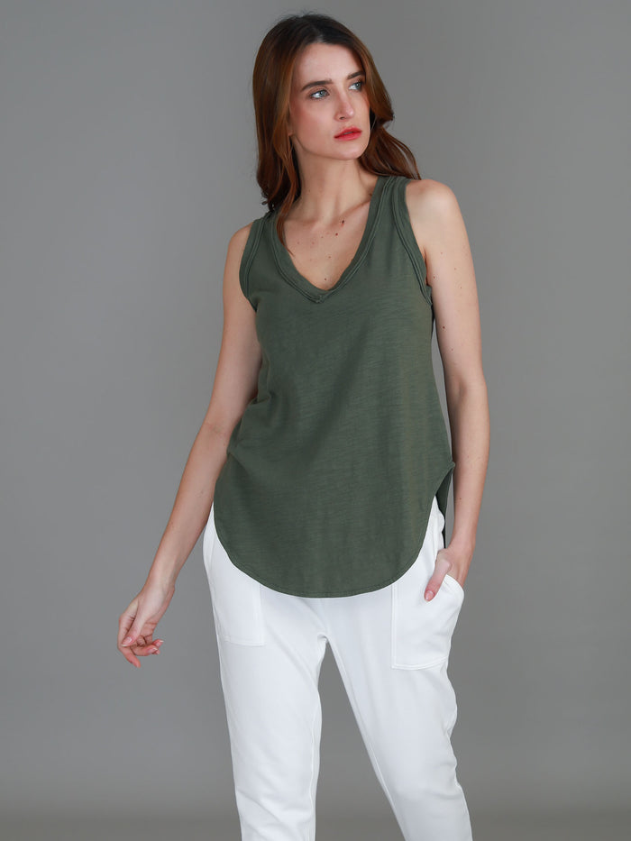 Audrey V Neck Tank Top
