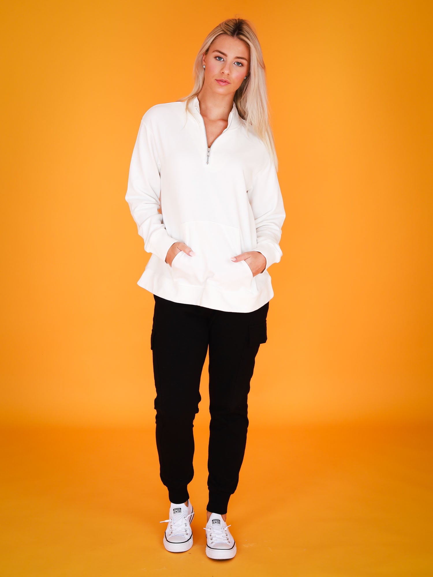 1/4 zip jumper #color_white