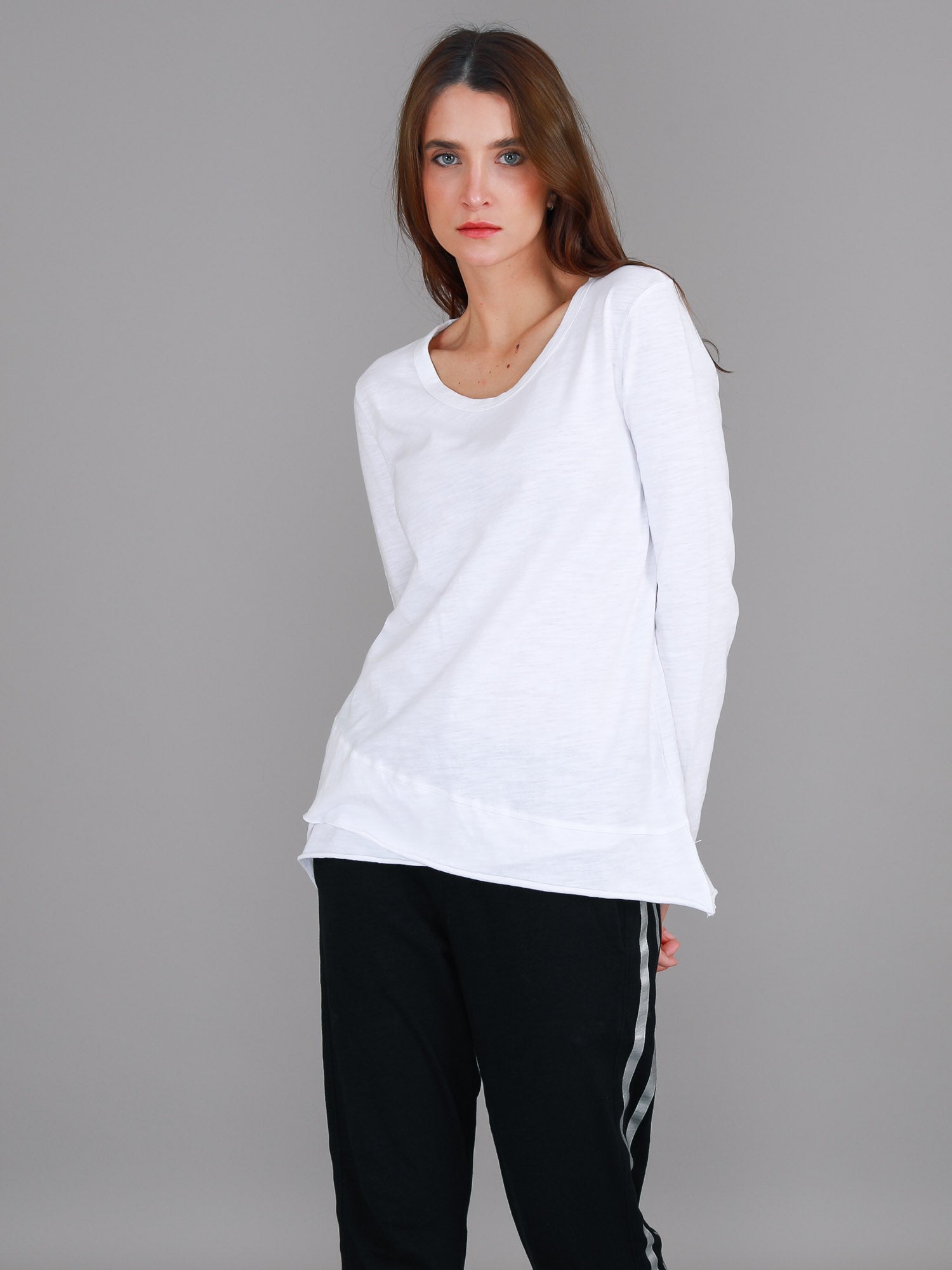 full sleeve t shirt #color_white