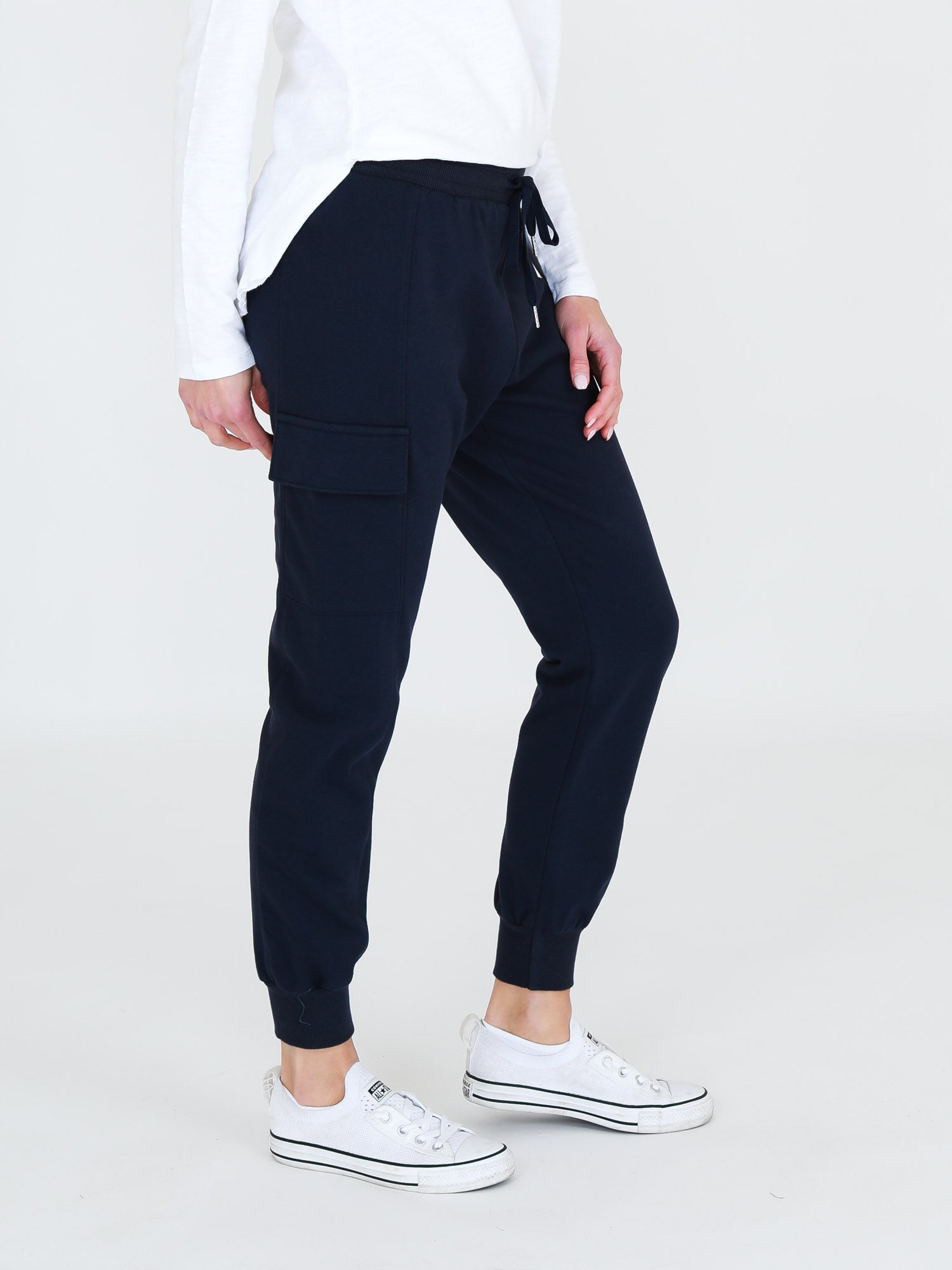 black track pants womens #color_ink