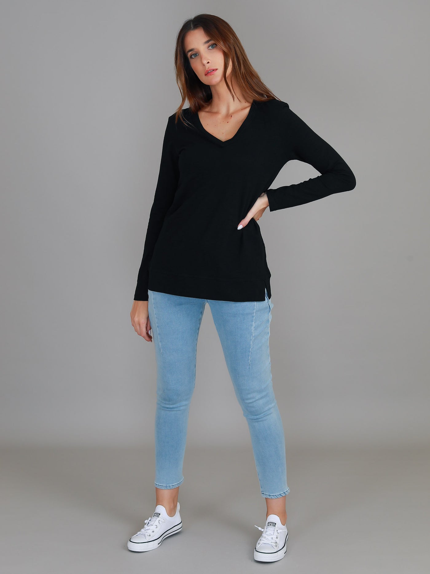 Leah V Neck T Shirt