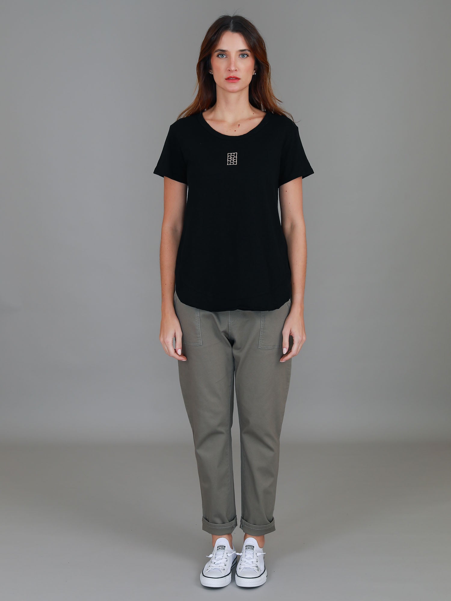 ladies black top #color_black