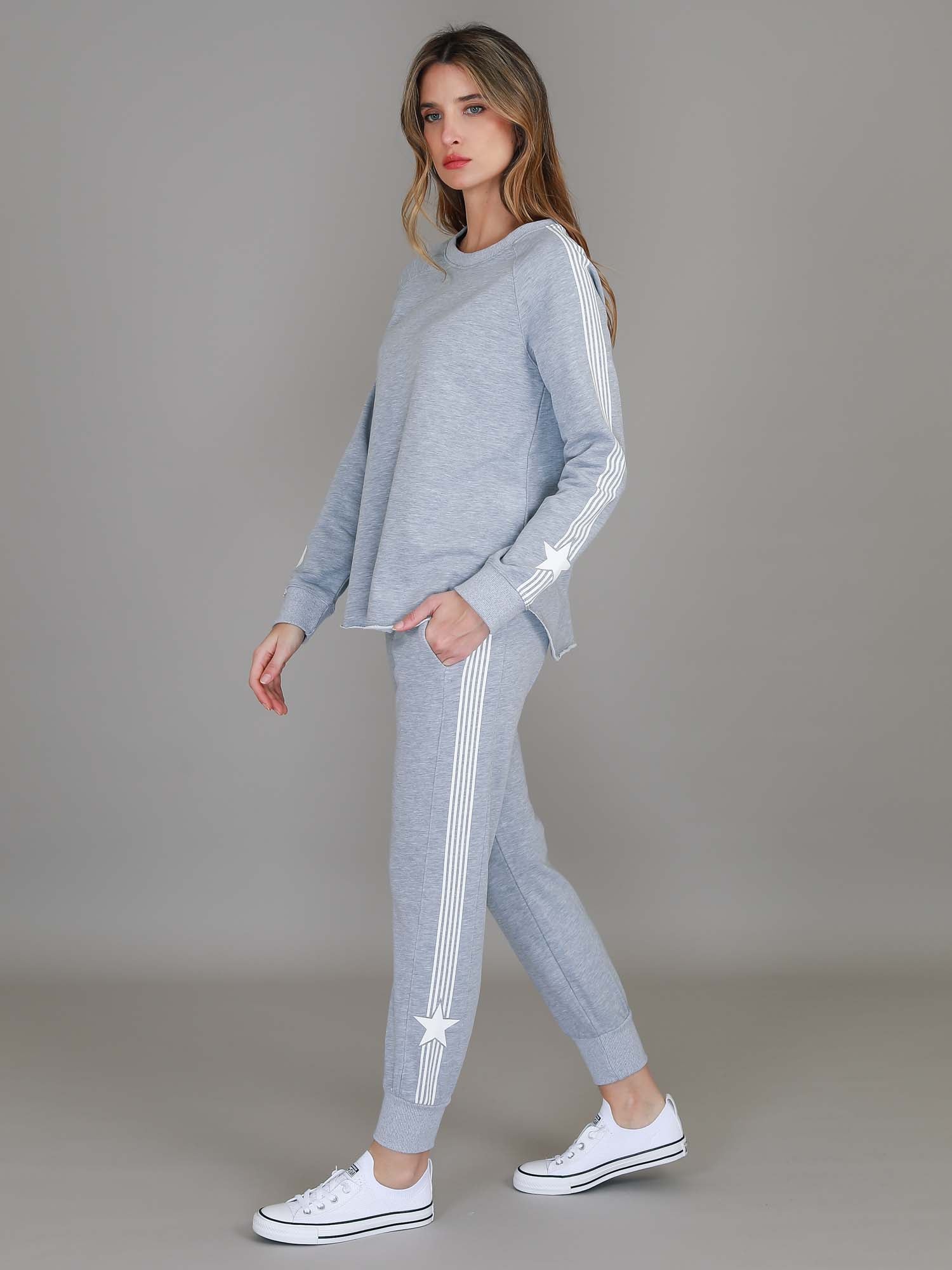 matching sweat sets #color_grey marle