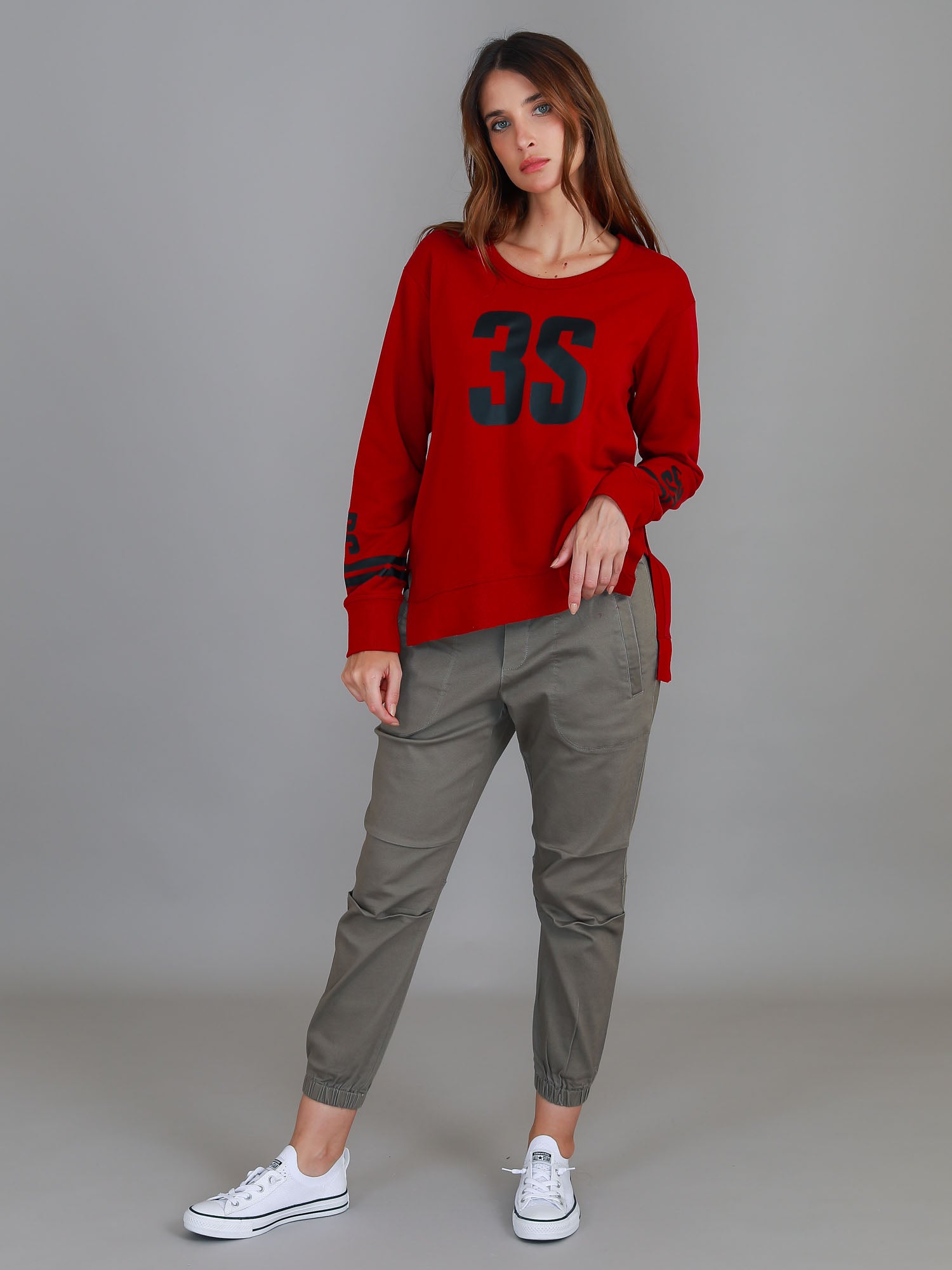 red holiday tops #color_goji red