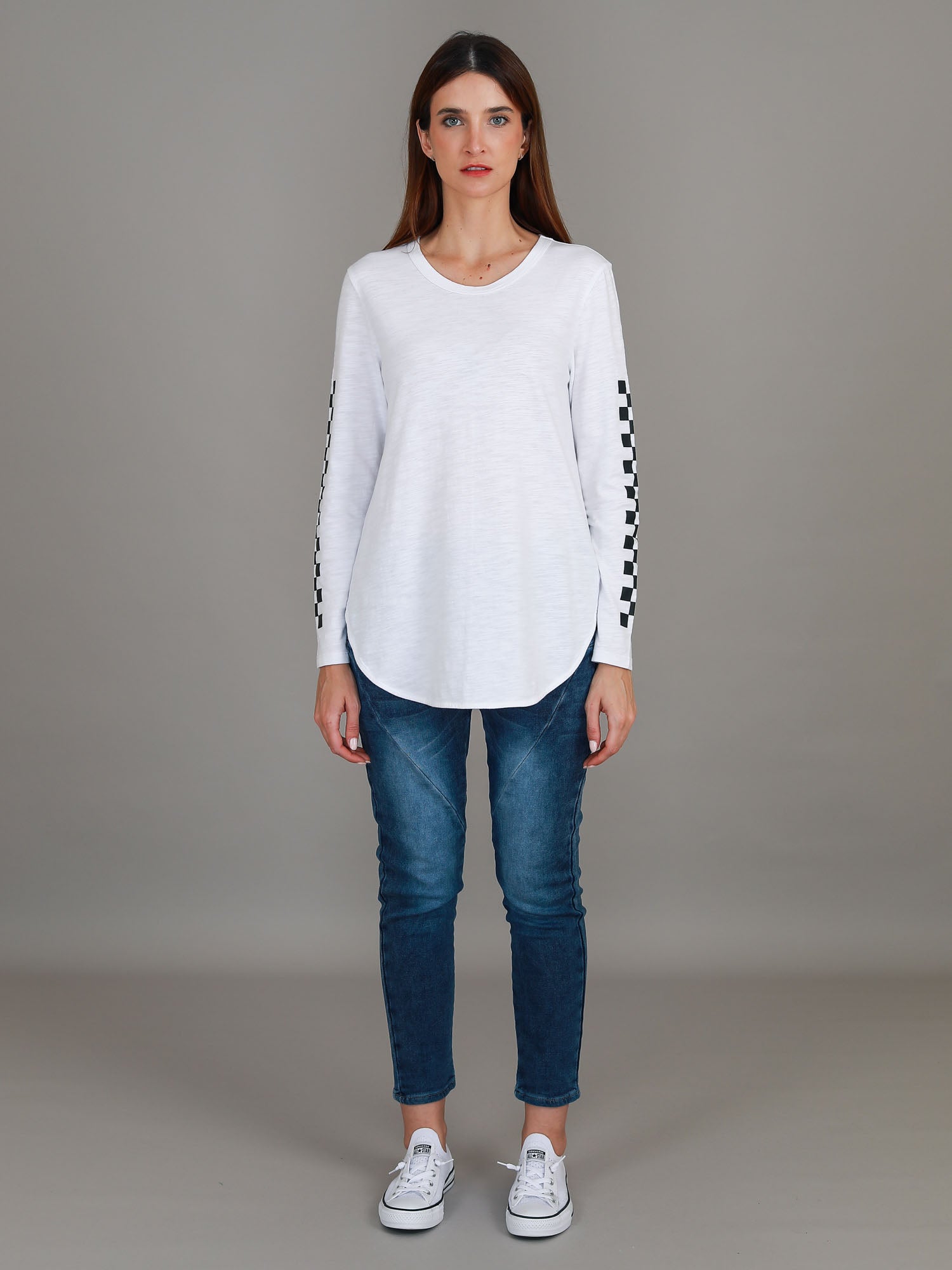 womens long sleeve cotton t-shirts #color_white