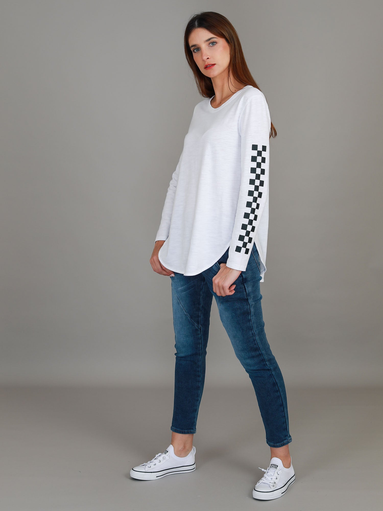 long sleeve tee shirts womens #color_white