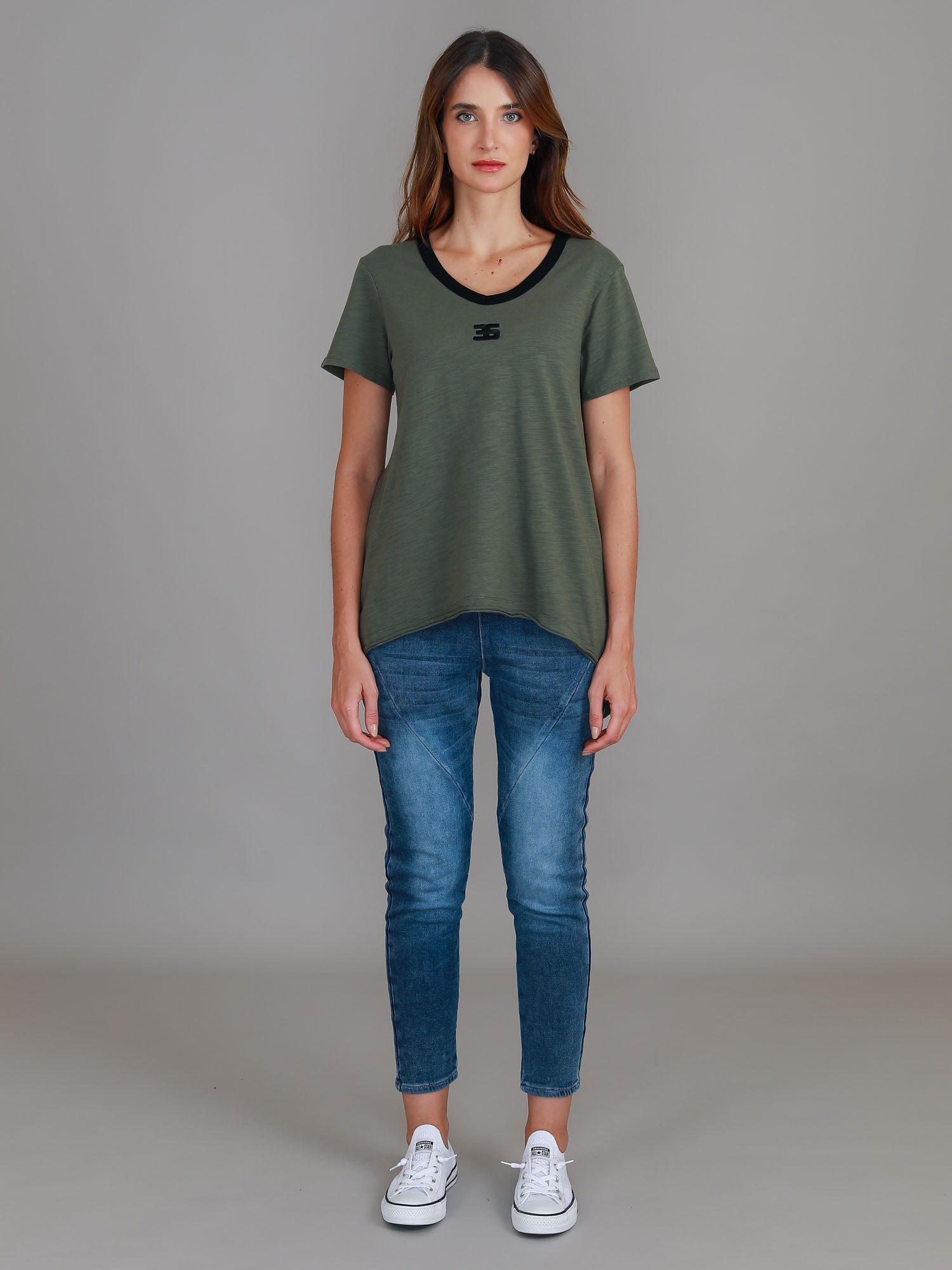 vneck t shirts #color_khaki