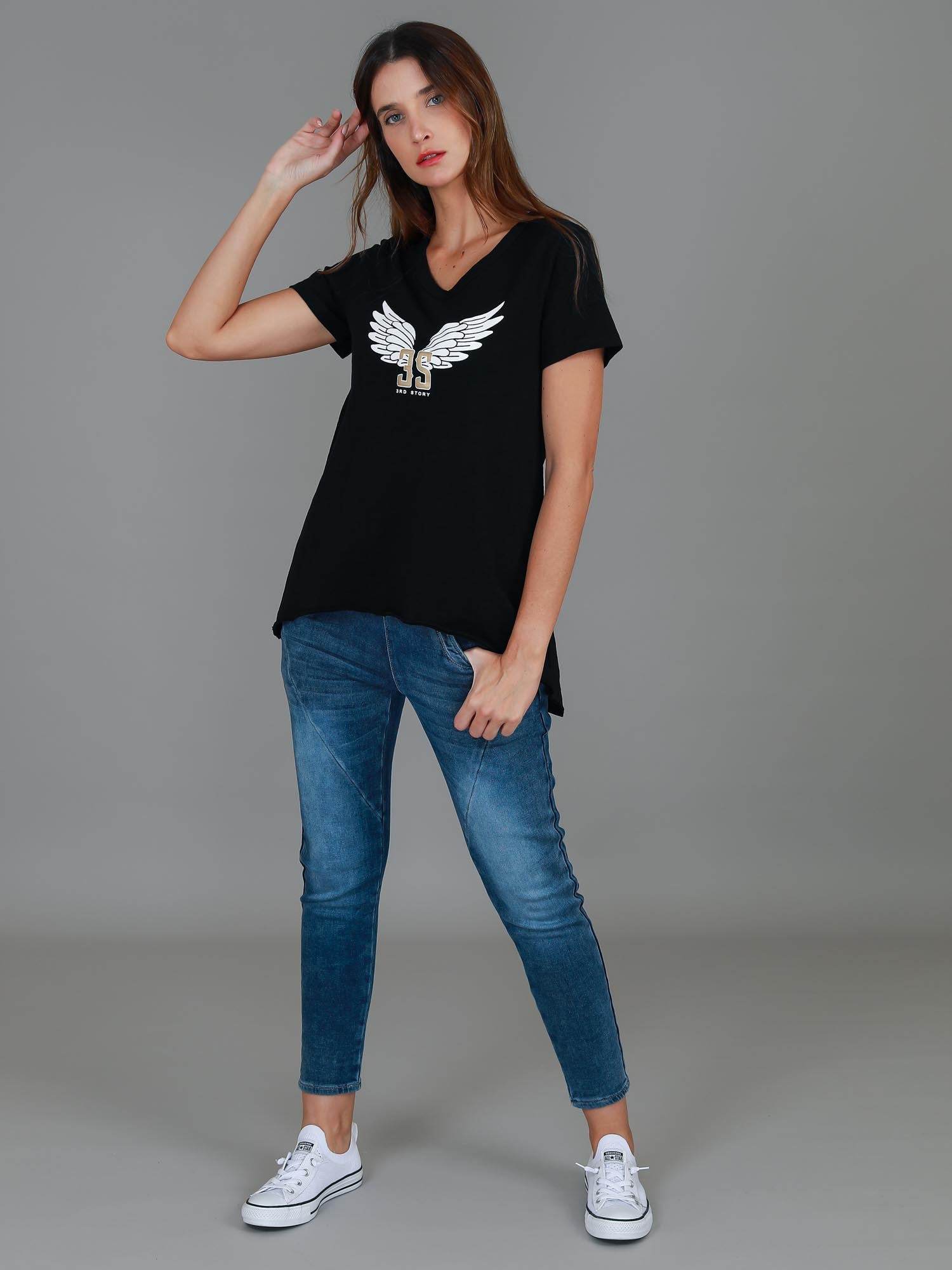 basic t shirt for women #color_black