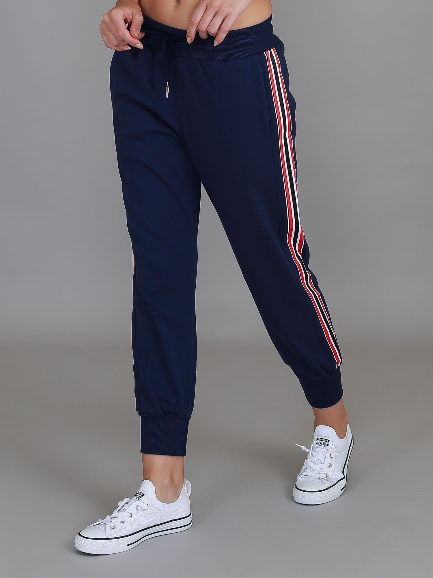 blue joggers womens #color_navy