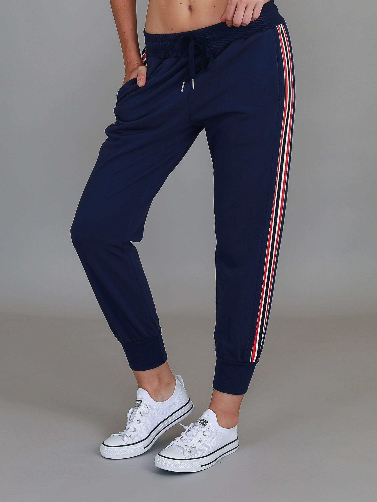 navy joggers women #color_navy