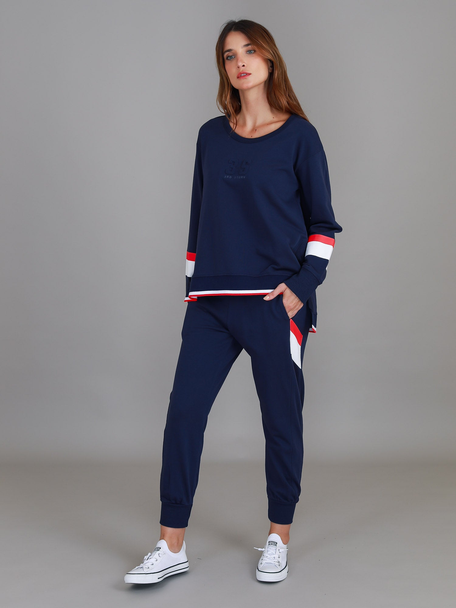 women's tracksuit #color_navy