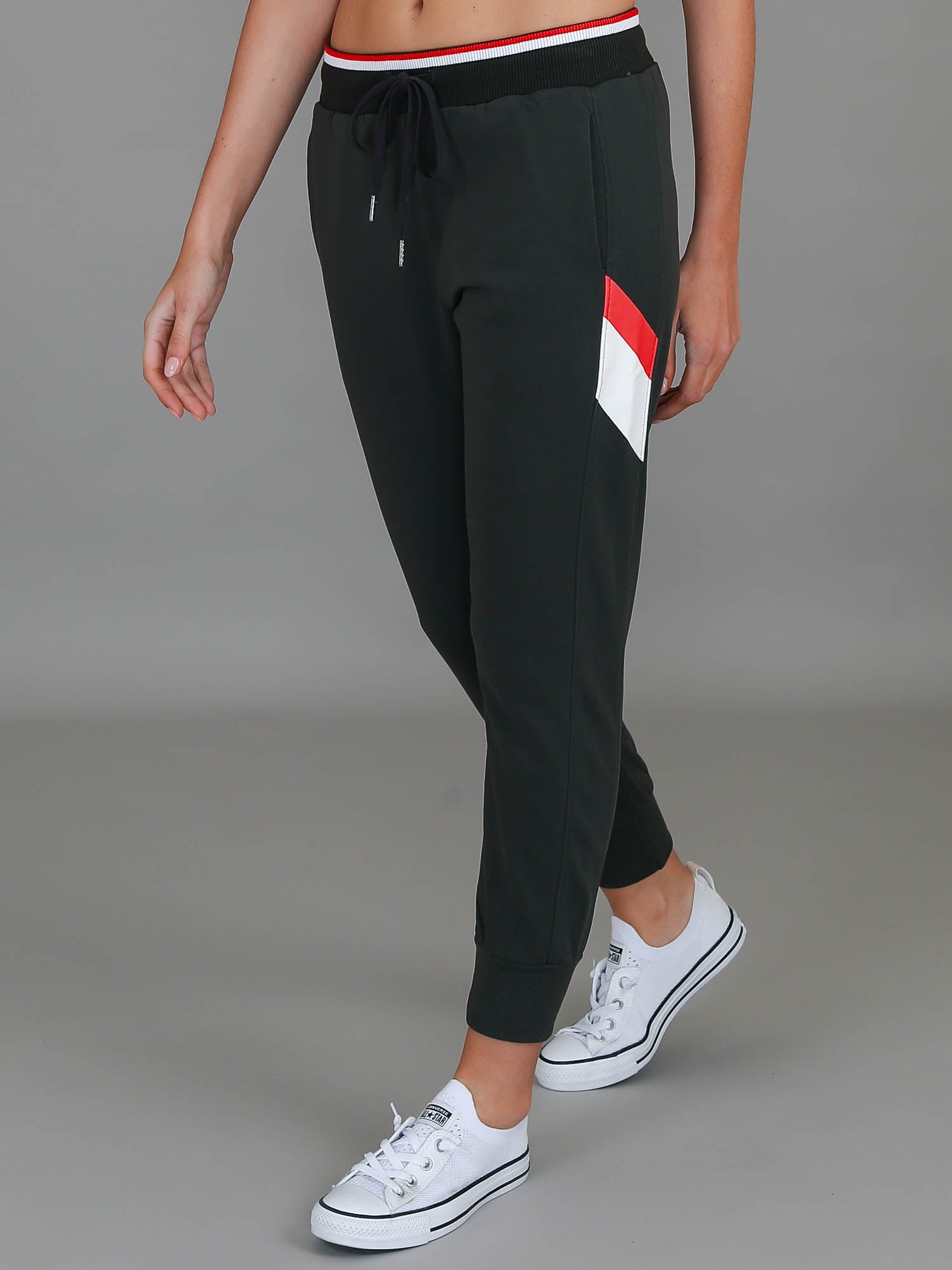 grey sweatpants women #color_dark khaki