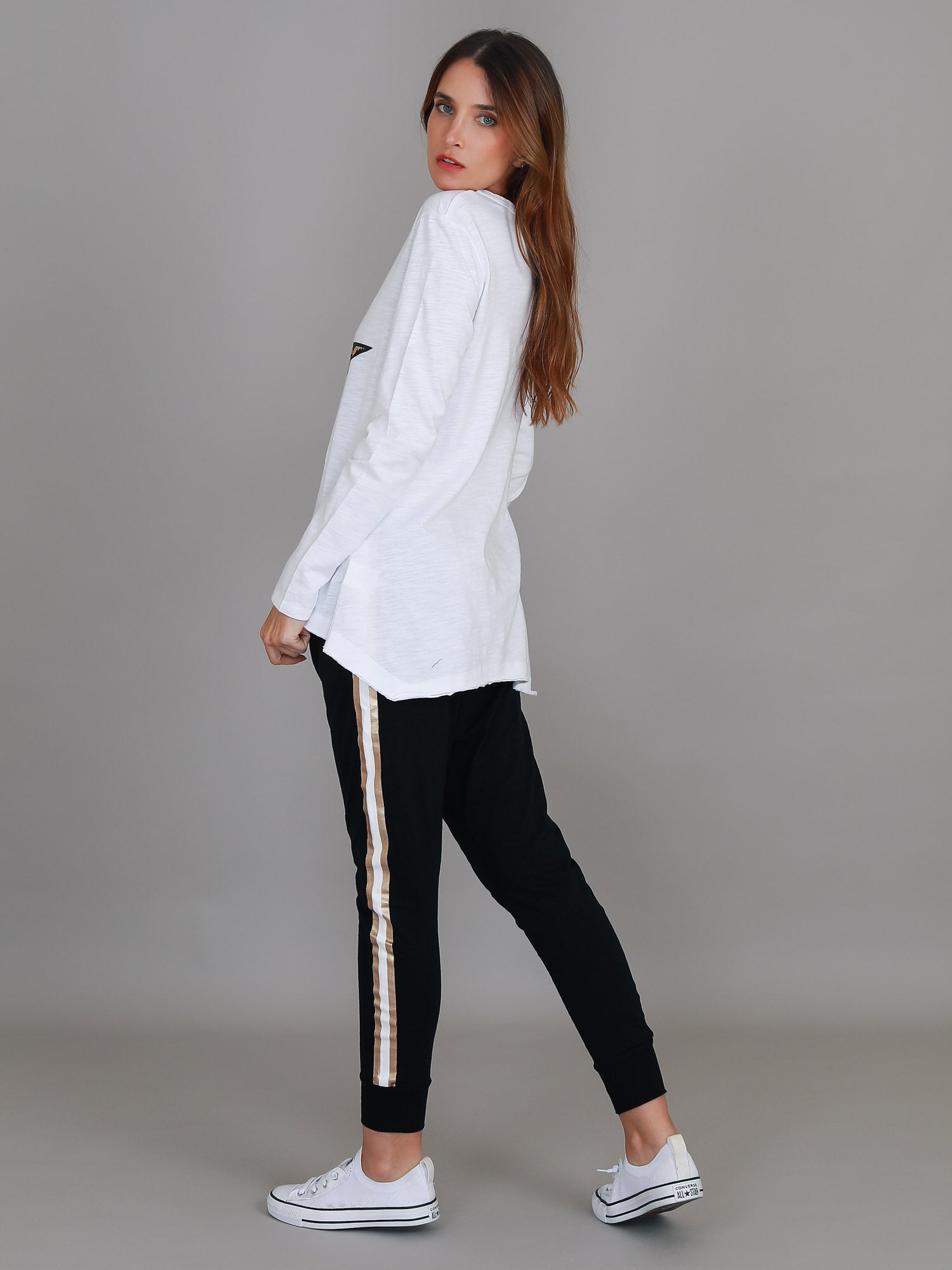 white cotton long sleeve shirt #color_white