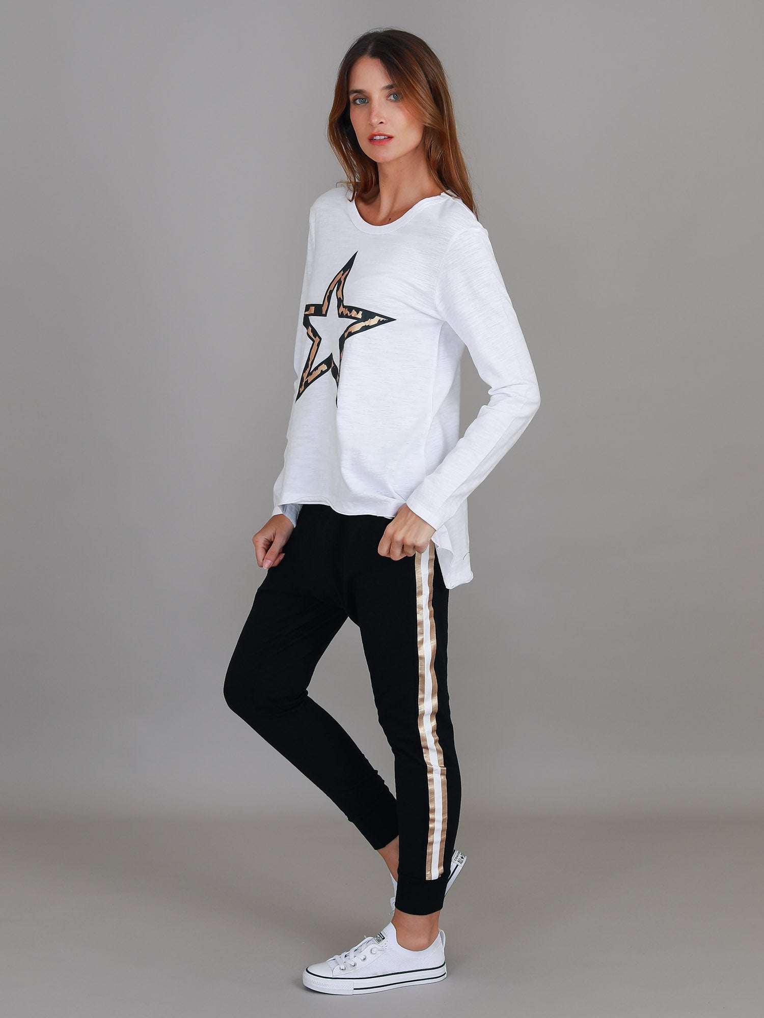 plain white long sleeve t shirt #color_white