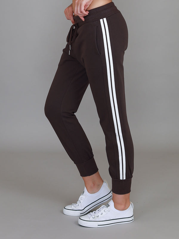Pammy Stripe Panel Sweatpants
