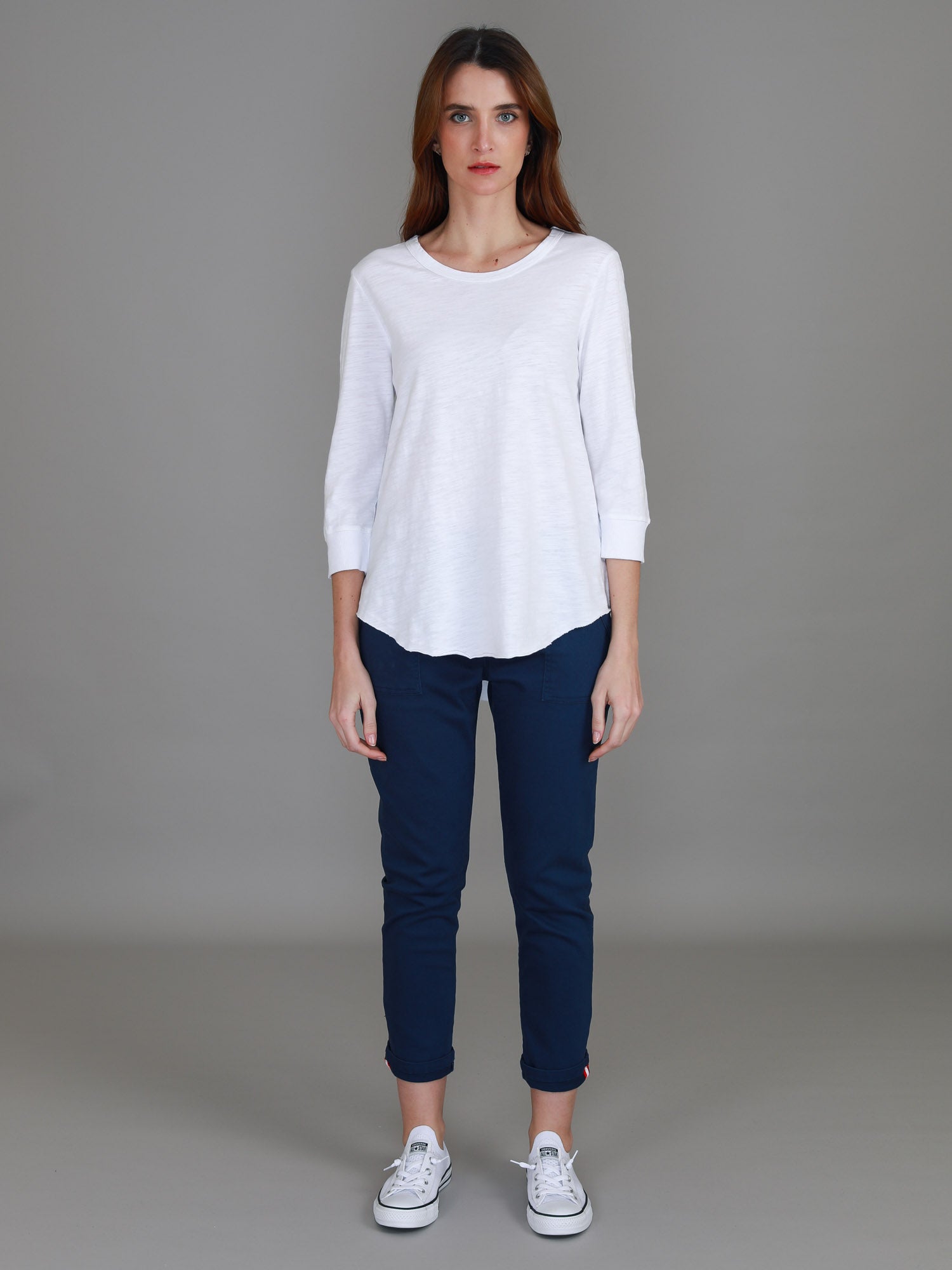 3/4 sleeve tops australia #color_white