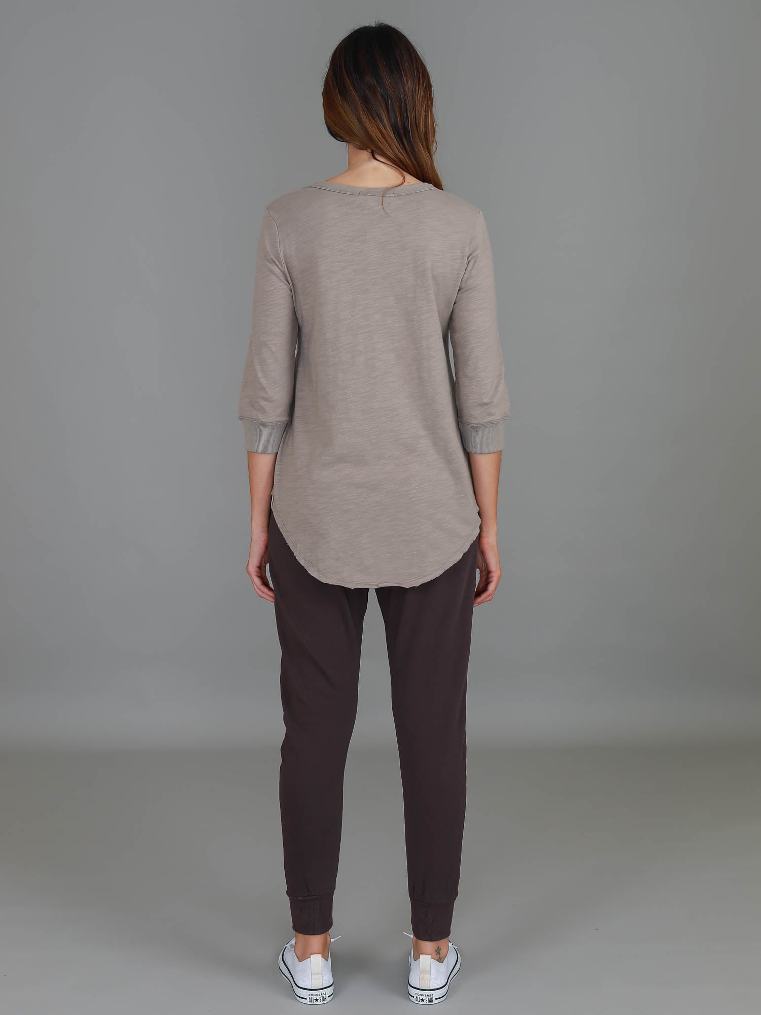 womens 3/4 sleeve t shirts #color_latte