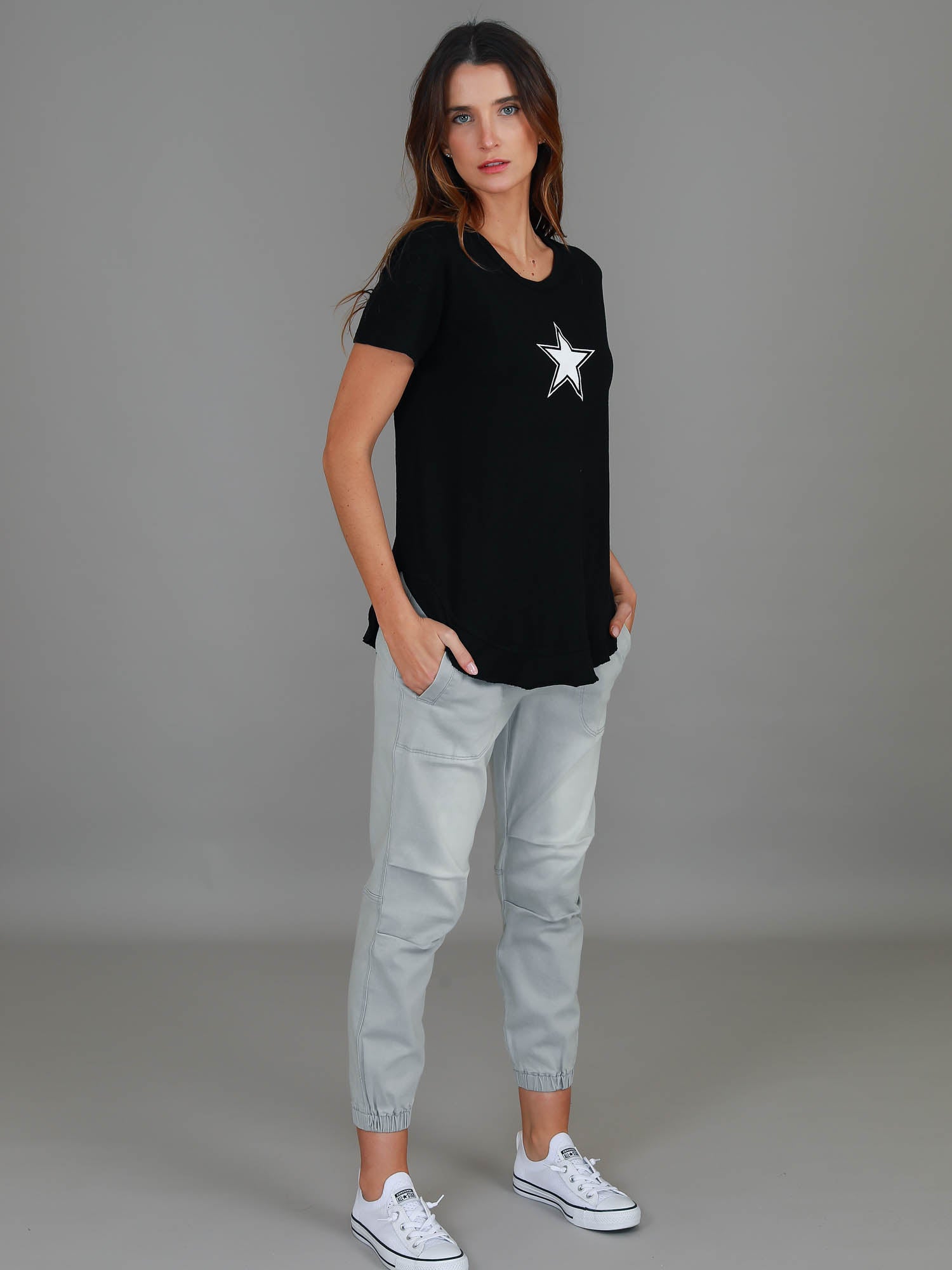 womens oversized tees australia #color_black