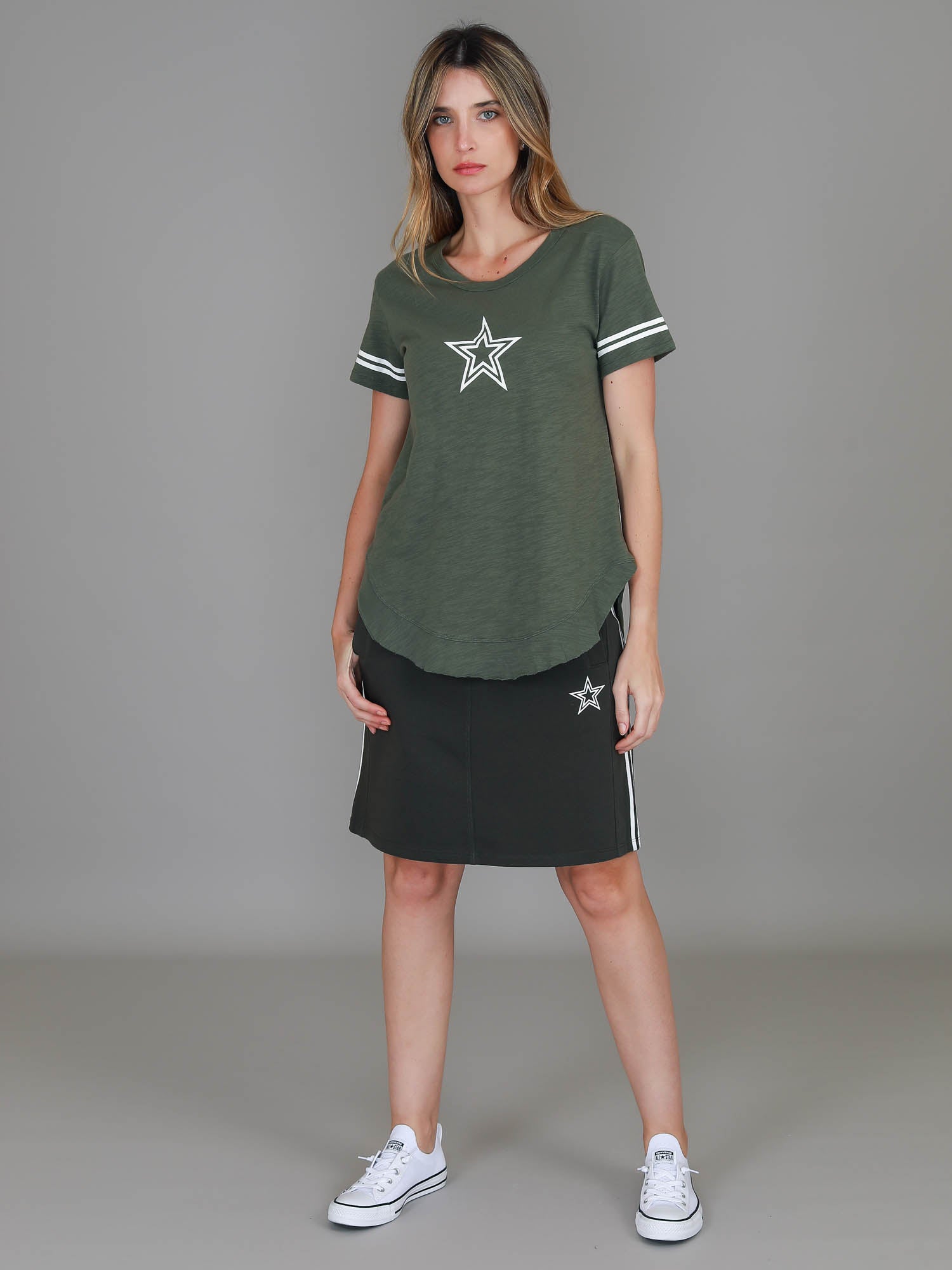 green tops women #color_khaki