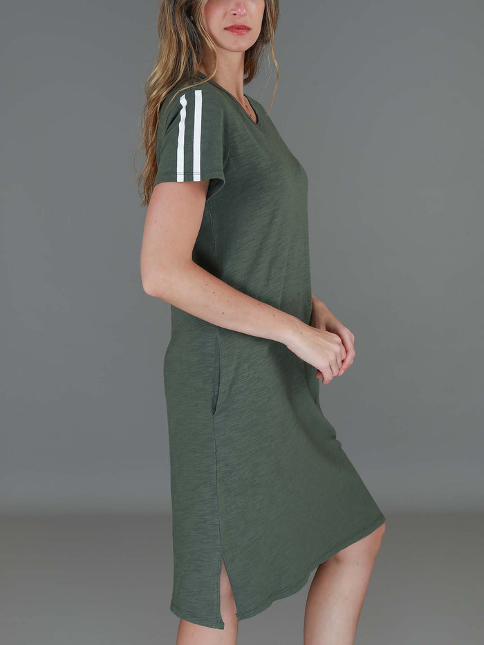 Cindy Stripe T-Shirt Dress