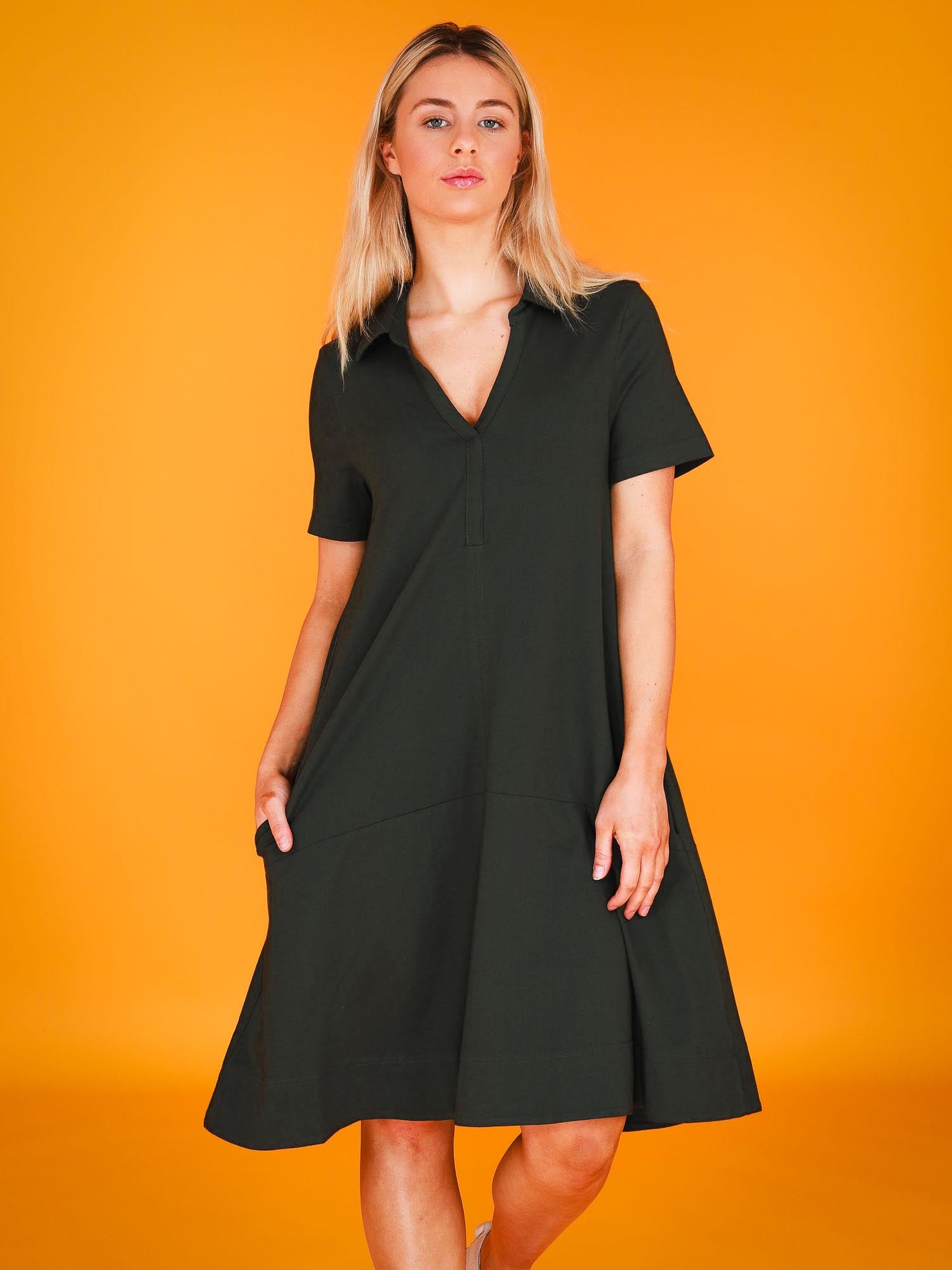 polo dress #color_wood