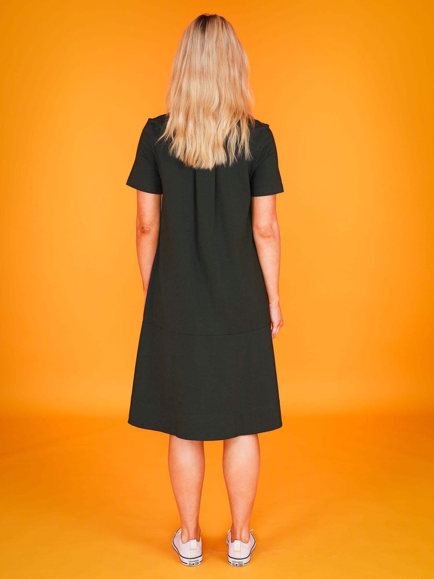 polo knit dress #color_wood
