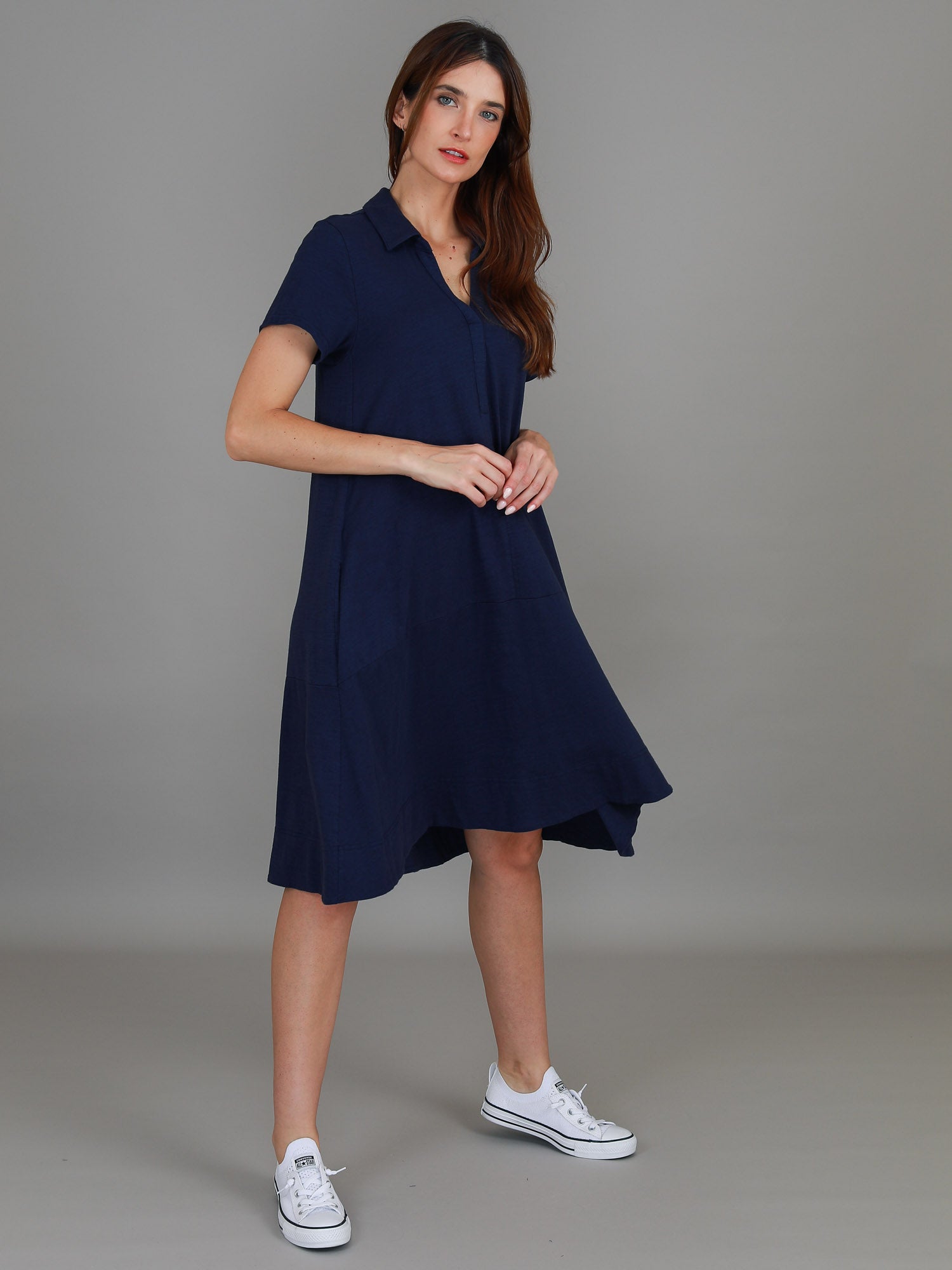 tee dress #color_navy
