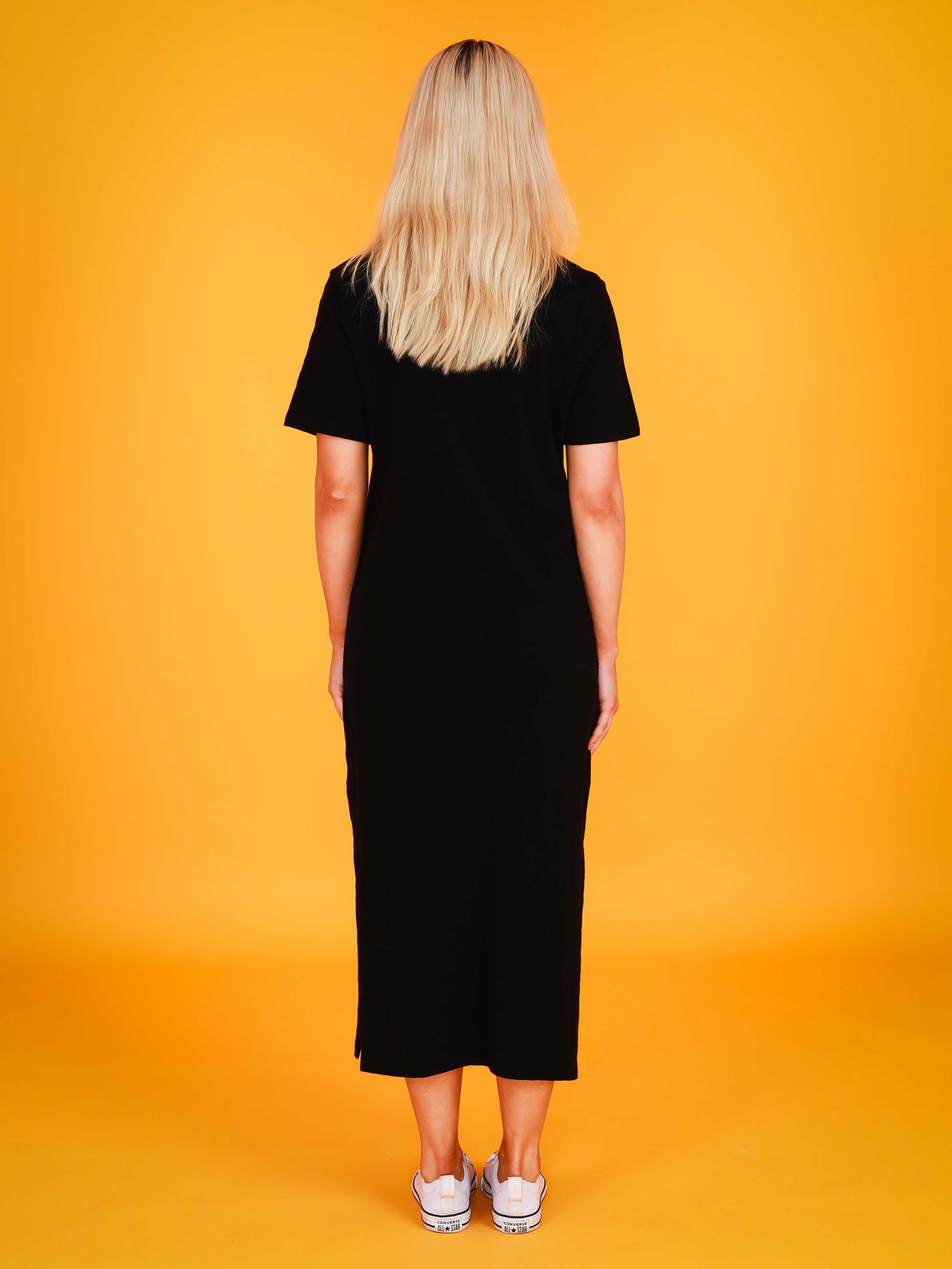 women's polo dress #color_black
