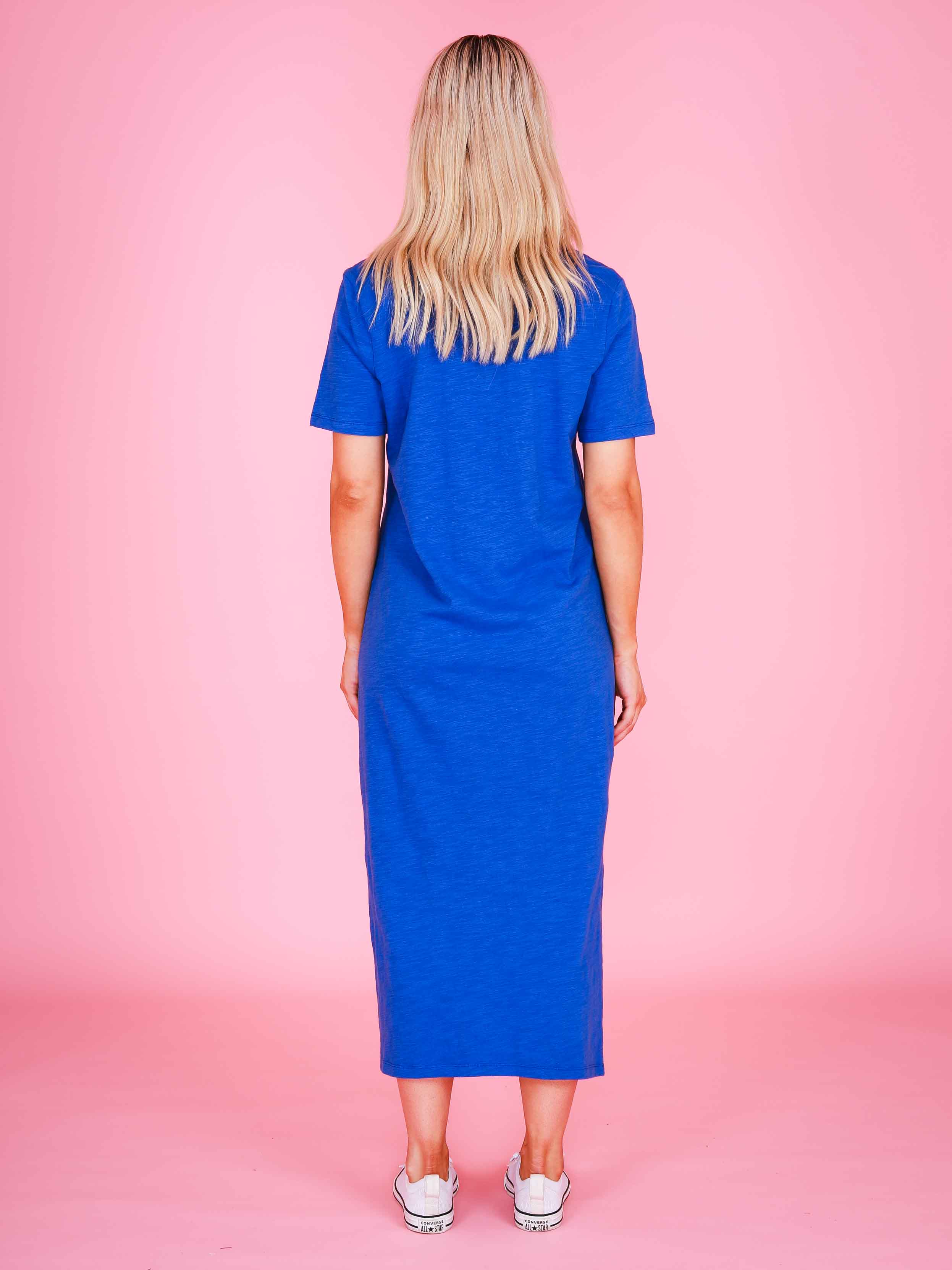 polo dress midi #color_supersonic