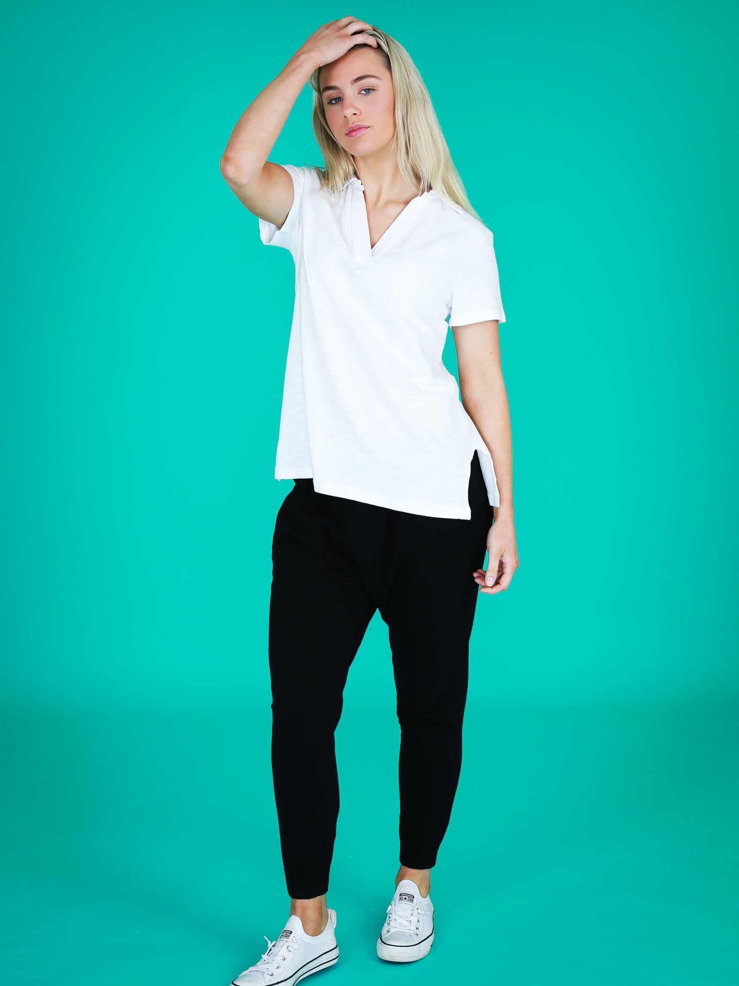 polo tops #color_white
