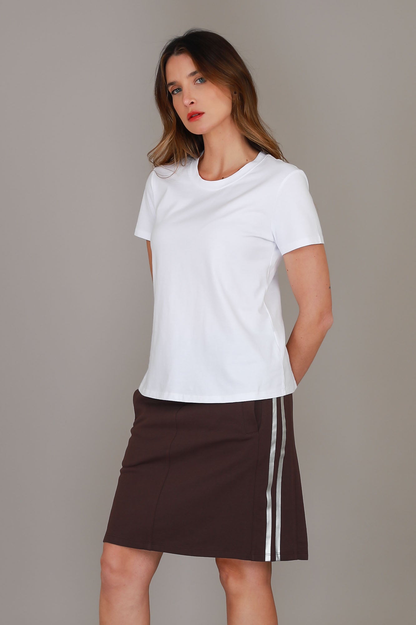 drawstring skirt #color_truffle